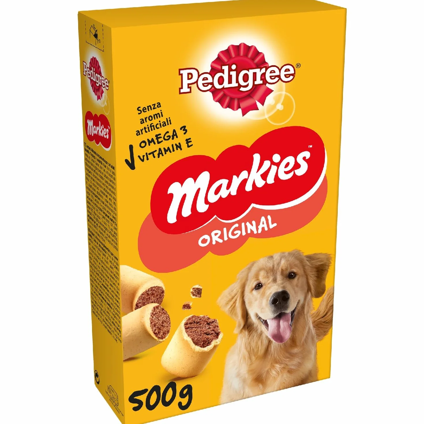 Pedigree Markies Snack, Biscotti per Cane, Confezione da 12 x 500 g