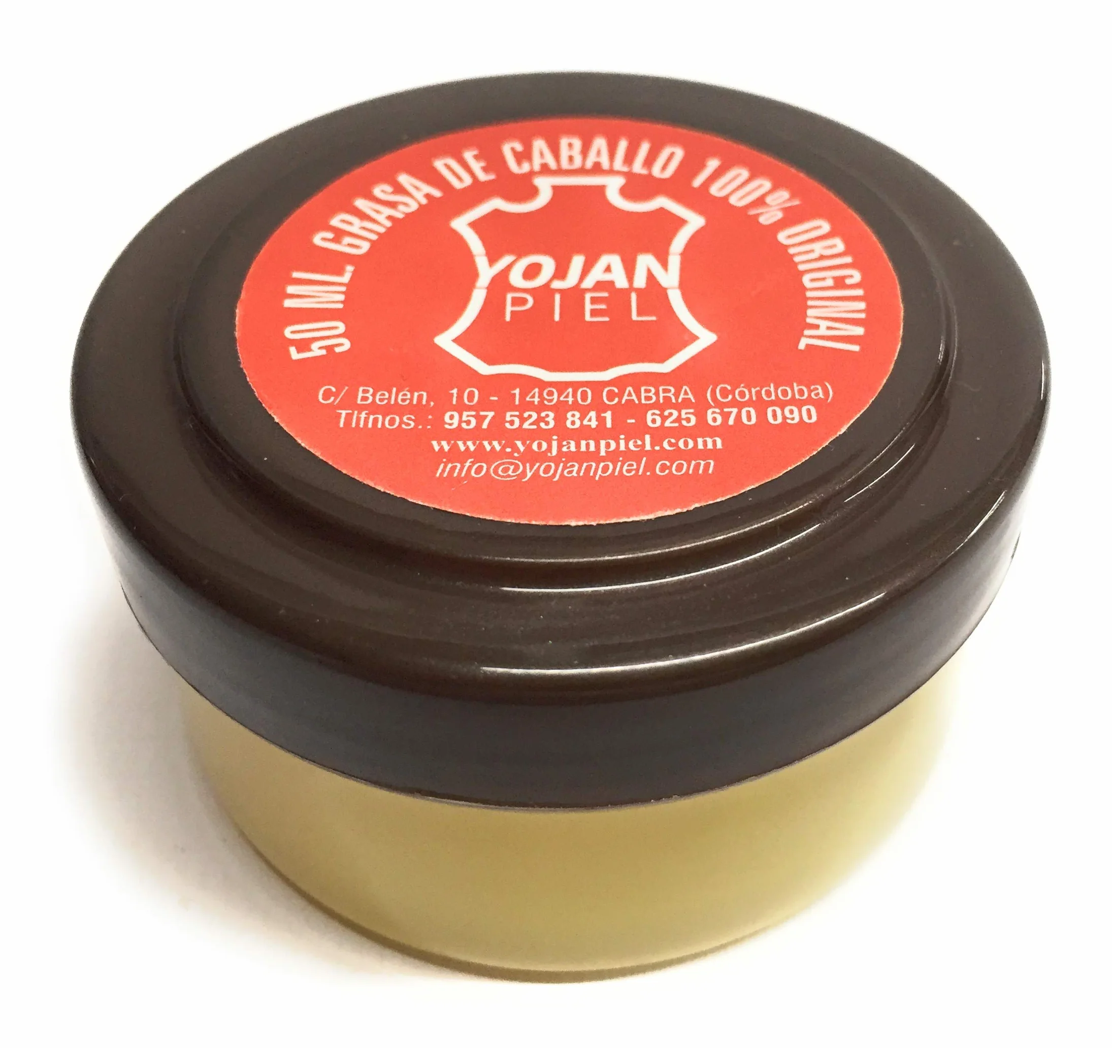 Grasso di Cavallo Originale Spagnolo Crema per Scarpe e Borse in Pelle Nutre e Previene le Crepe Cura Della Pelle