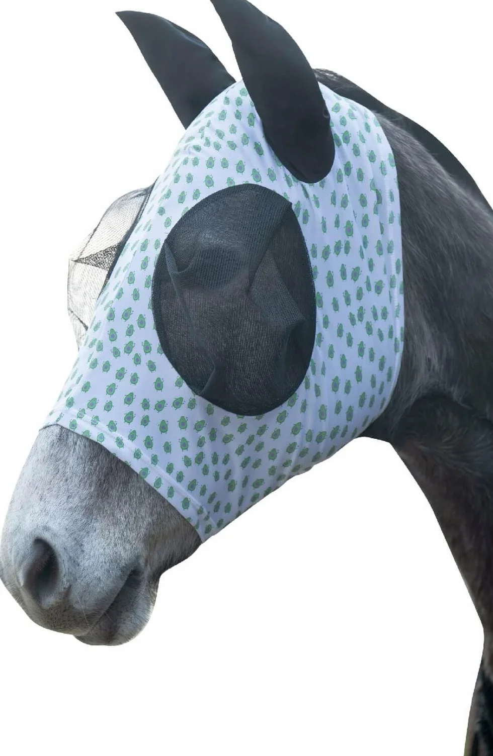 HKM Avocado Maschera antimosche Bianco/Viola Cob