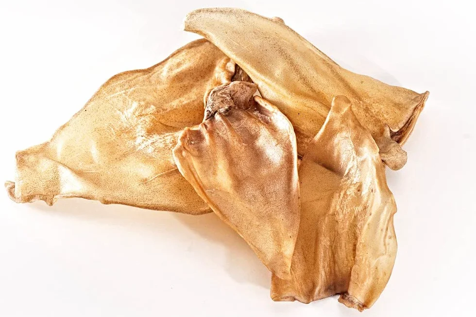 Orecchie di bufalo 10 pezzi – orecchie di manzo – Snack magro per intervallo e come ricompensa – Pacchetto di scorte (orecchie di manzo 10 pezzi)