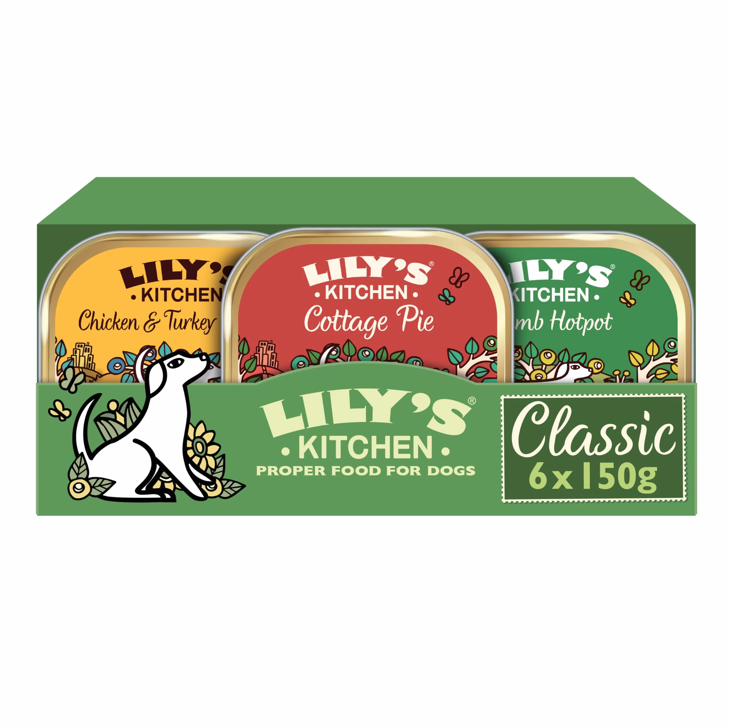 Lily's Kitchen Cibo Umido per Cani 6 x 150g Multipack