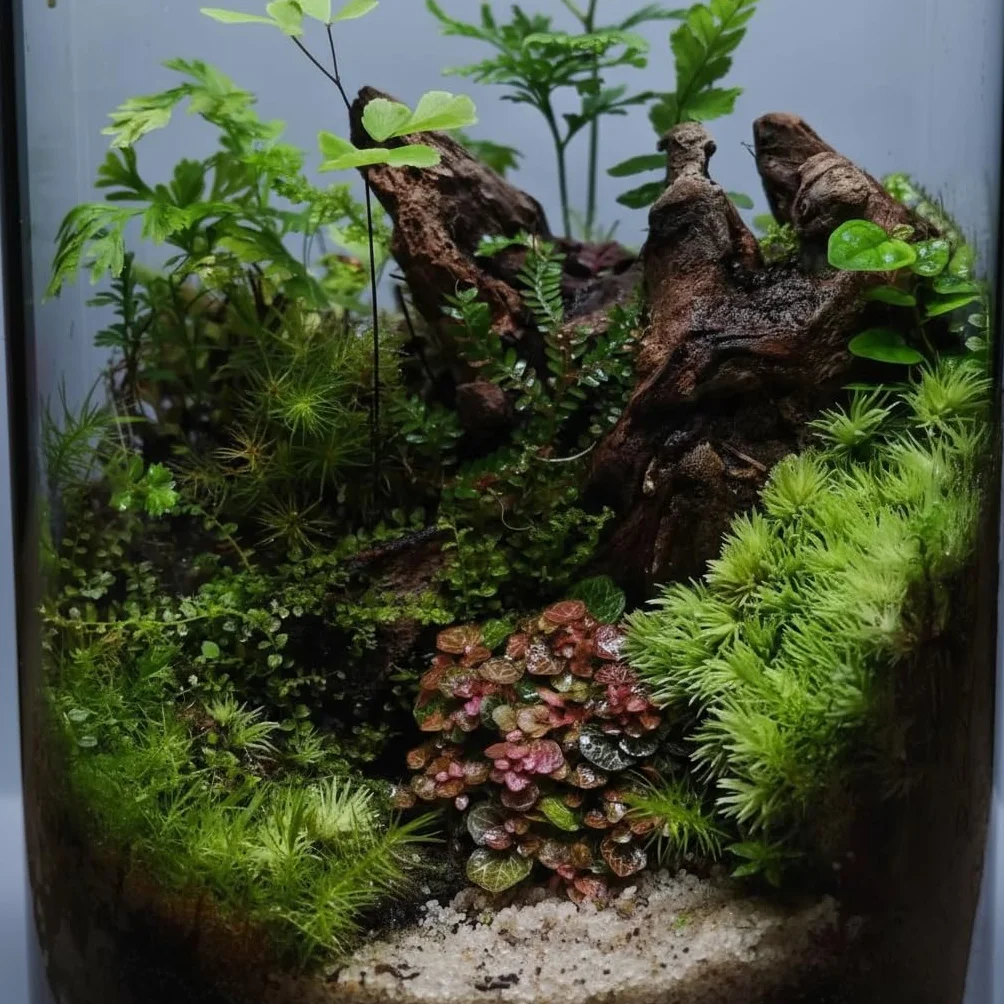 emours Legno naturale per acquario, 116,8 cm, rami intrecciati naturali, a basso tannino, ideale per acquari di gamberetti/betta e nano, anche per terrari per rettili (confezione da 5 pezzi)