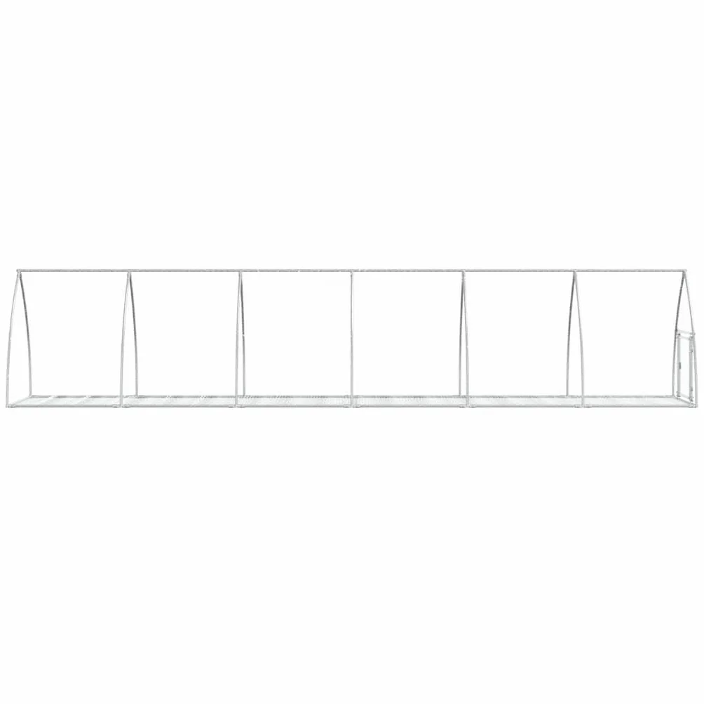 Generico Conigliera Argento 600x105x120 cm in Acciaio Zincato,Argento,28.2kg,3281529