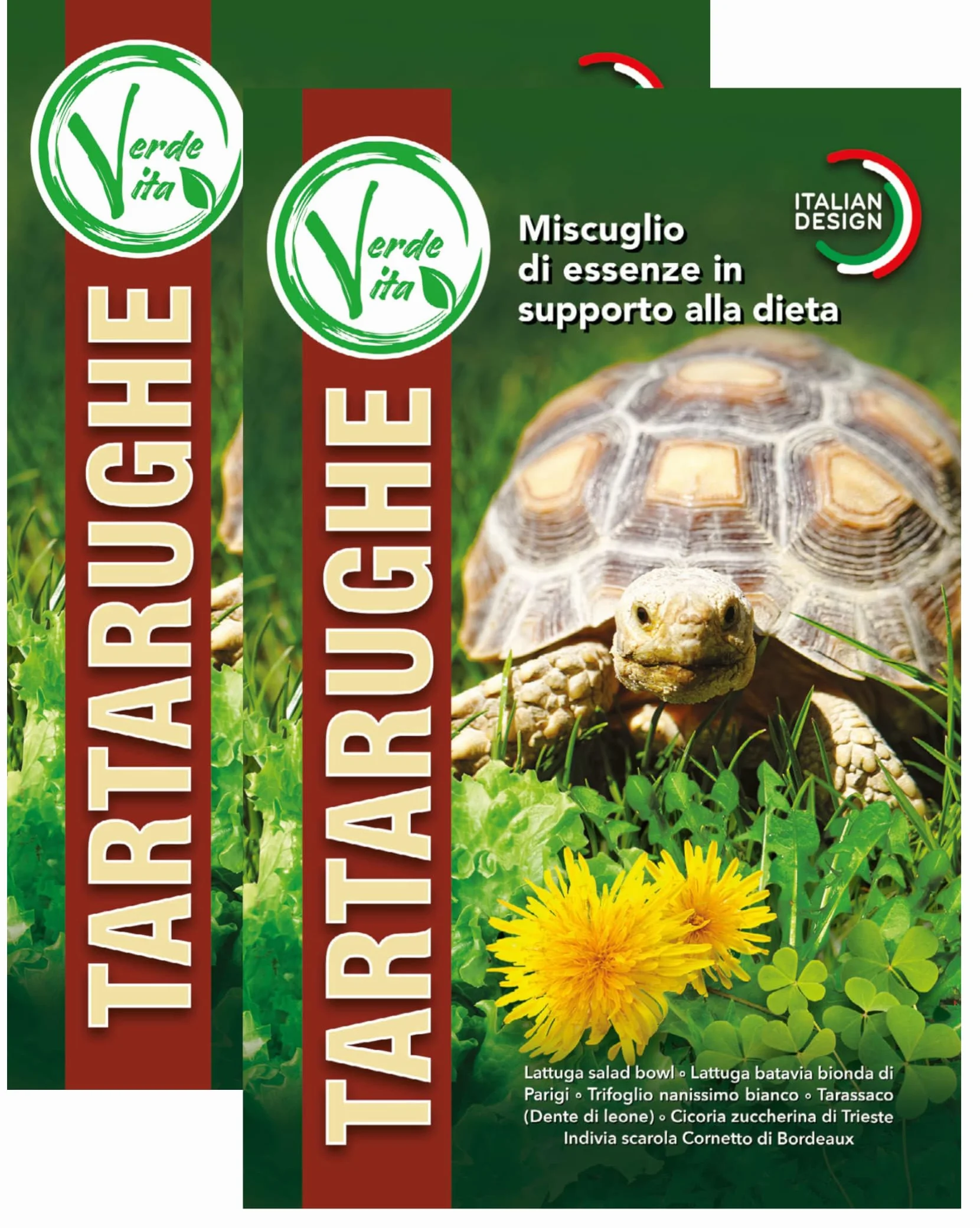 Semi Erba Per Tartarughe Di Terra - Miscuglio Semi In Supporto Alla Dieta Delle Tartarughe - 2 BUSTE