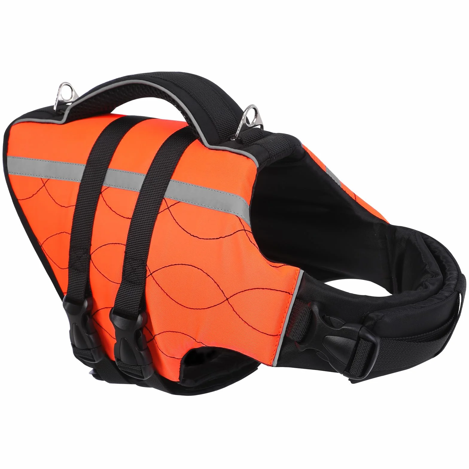 KONVINIT Dog Life Jacket Salvagente per Cani Piccola Taglia con Paracollo Morbido e Maniglia