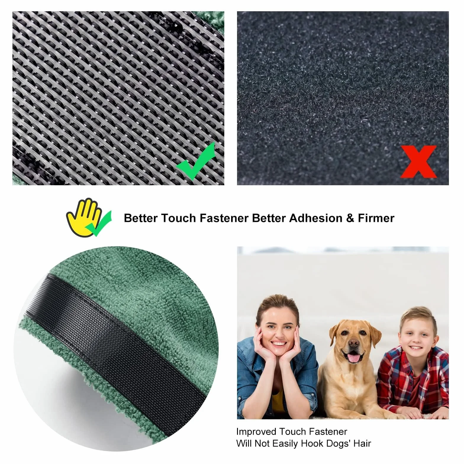 Accappatoio per Cani in Microfibra, Super Assorbente, Accappatoio per Cani con Fibbia Adesiva Regolabile per Animali Domestici per Dopo Bagno, in Spiaggia o Dopo la Pioggia (M)