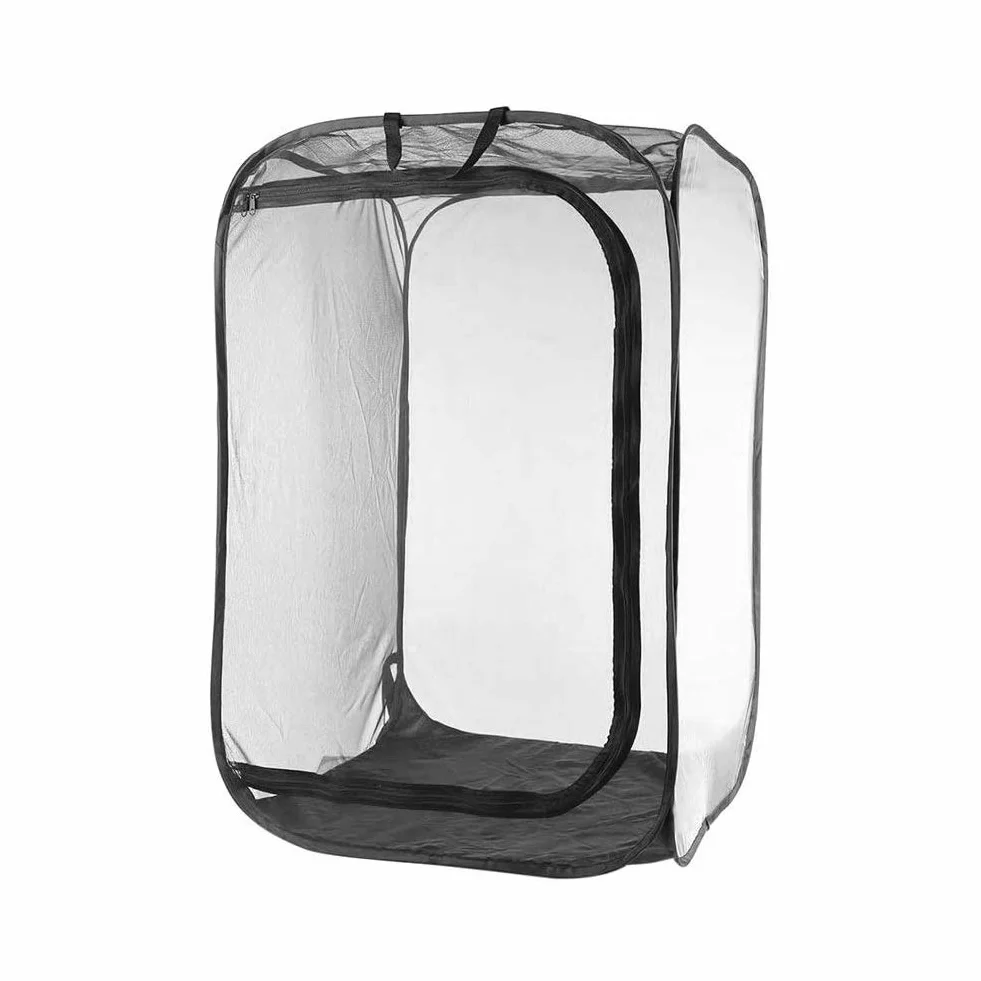 Insect Habitat Gabbia Insetto stecco Gabbia Insetti Caterpillar Casa netto insetto gabbia della maglia del terrario per flusso d'aria Pop Up Kit insetto