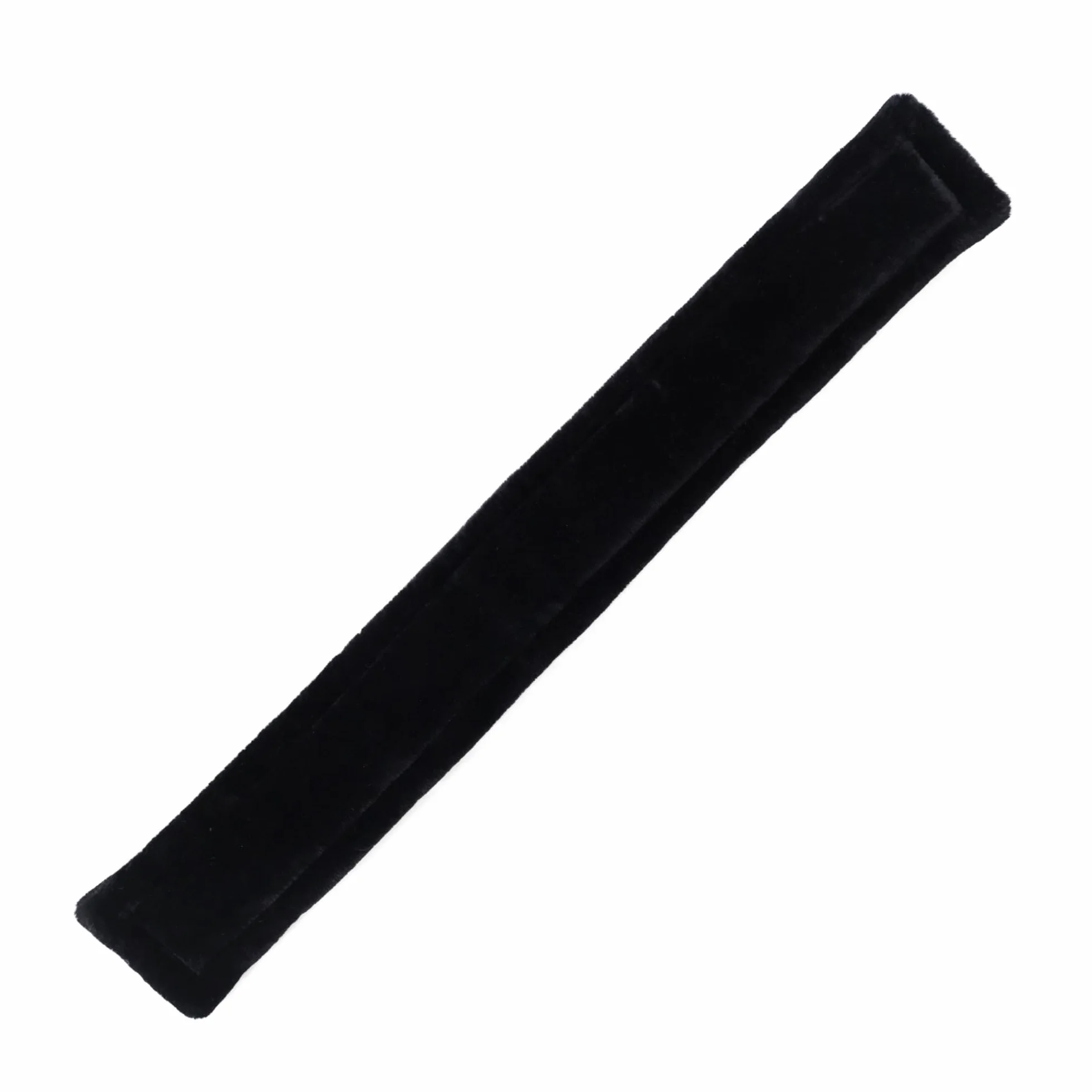 USG Sottopancia Corto in Nylon con Imbottitura in Pelliccia Sintetica, Nero/Nero, 45 cm
