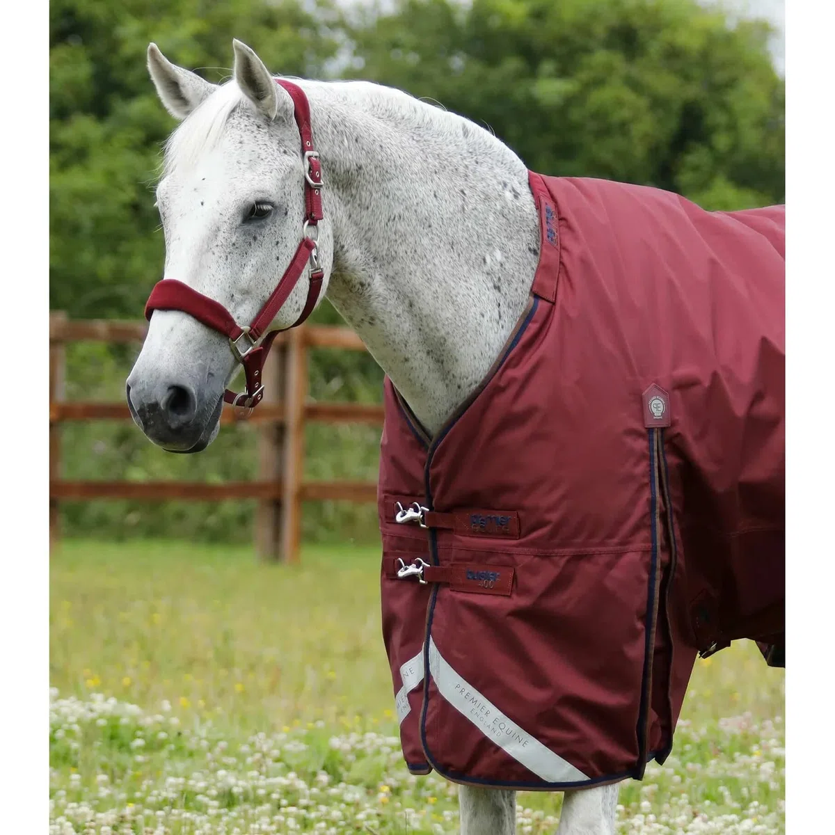 Coperta impermeabile per cavalli con copricollo Premier Equine Buster 400 g
