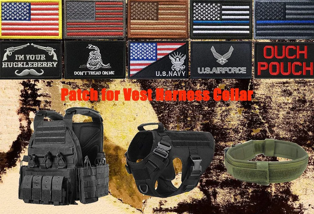 2 Pezzi di Riflesso a infrarossi Occhi di Gatto Divertenti Badge Tattico di Sicurezza Morale Accessori Toppa per Uniforme Militare, Zaino, Giacca, Gilet per Cani
