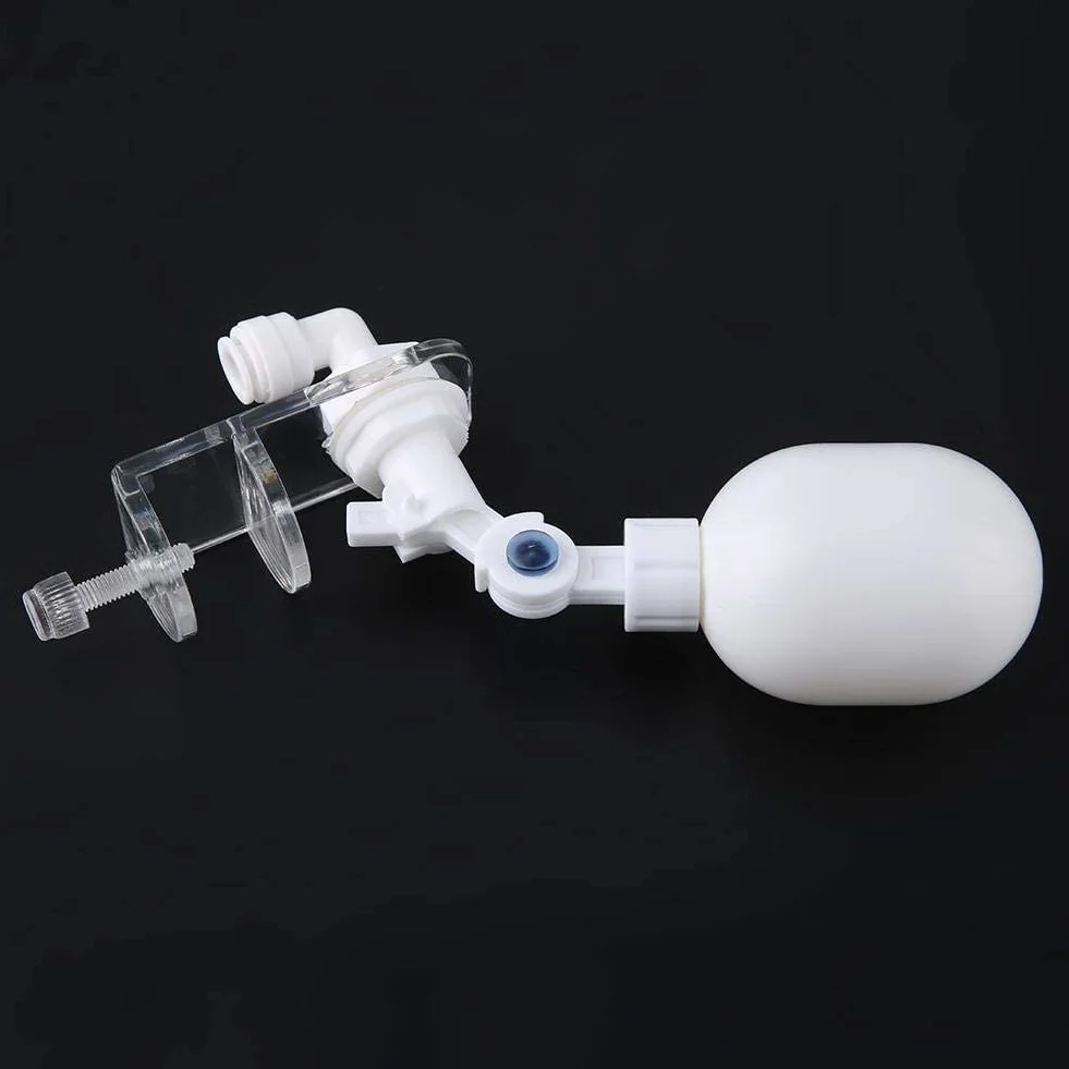 Auto Water Filler Controller Sistema di Auto-rabbocco Regolatore del Livello dell'Acqua Valvola a Galleggiante Regolabile Montaggio per Acquario Pet Supplies