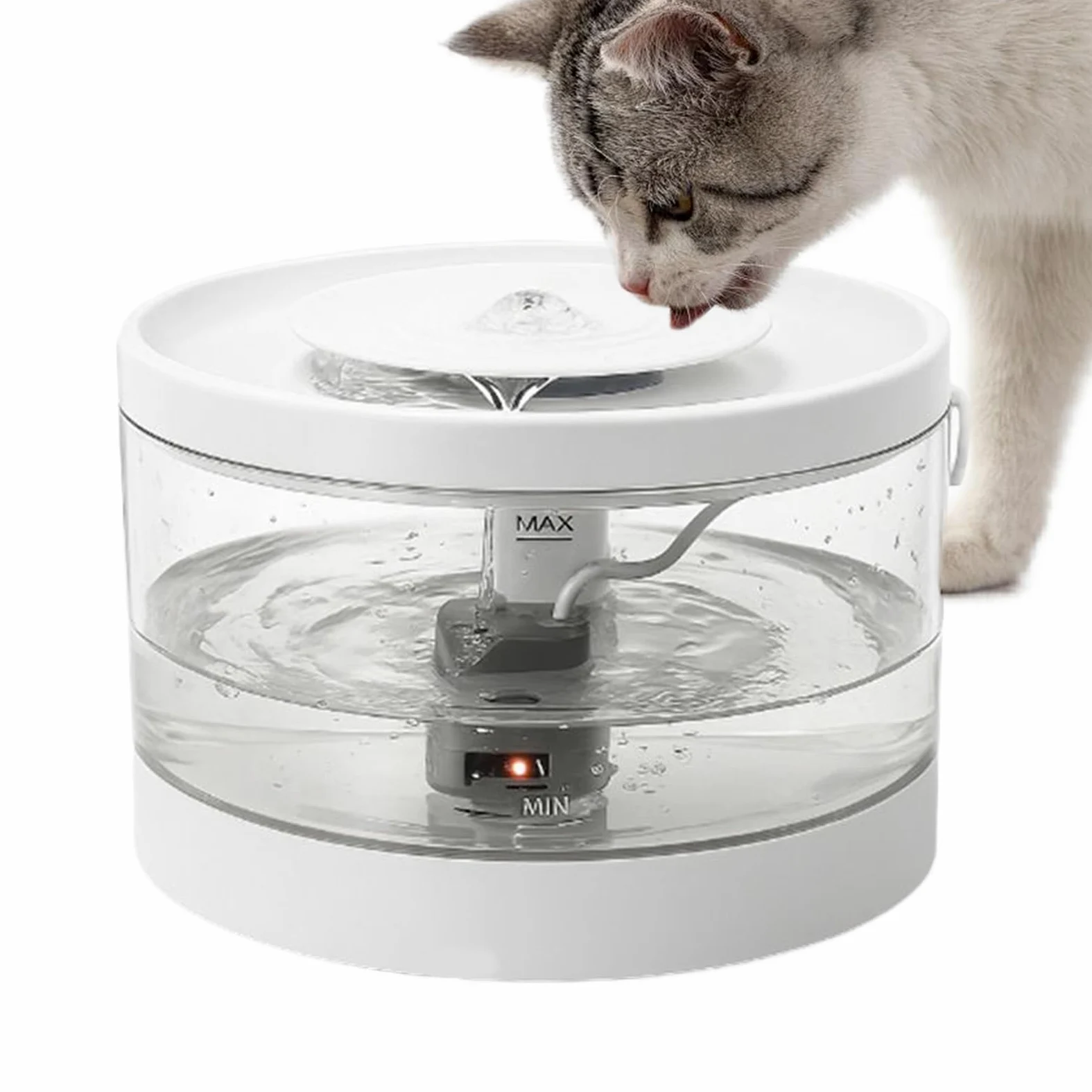 Cat Water Dispenser,Intelligente e Silenziosa con Filtro per Gatti,Erogatore d'acqua automatico per gattini | per Cani Gattini Cuccioli da Interno Casa Soggiorno Angolo