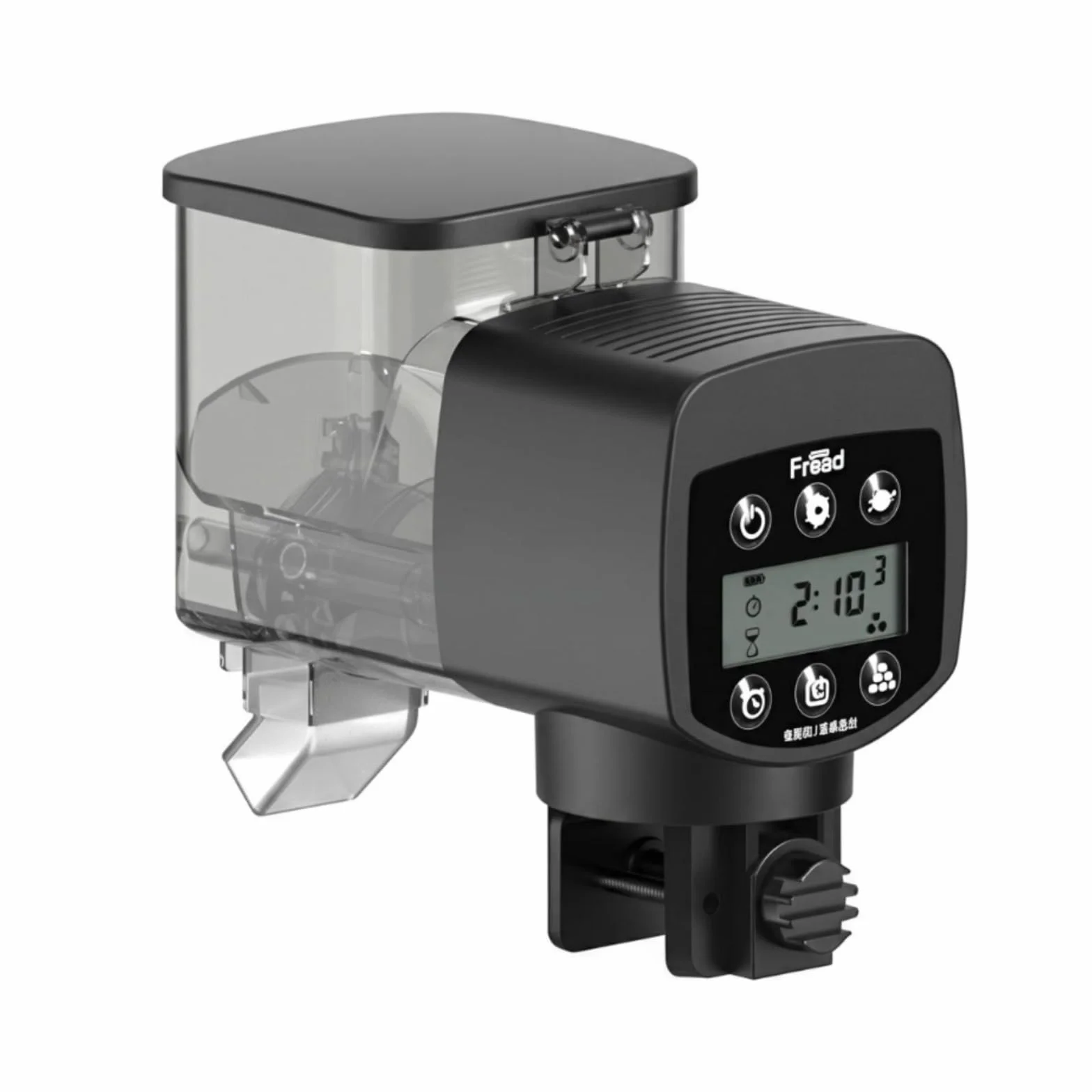 Alimentatore Automatico WY-350Y Acquario 500 Ml Dispenser Mangime Pesci Dosaggio Preciso Schermo LCD