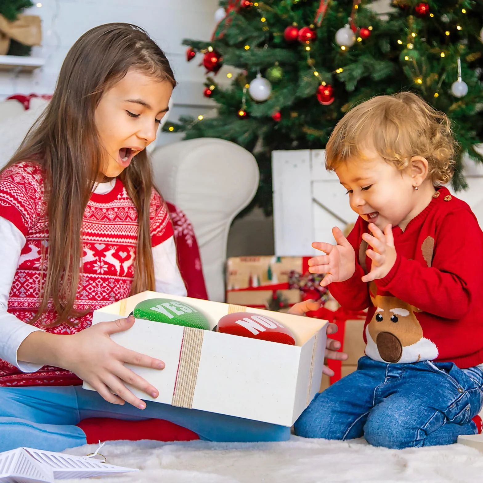 Bean Lieve Pulsante Sì No con Luce, Pulsanti Sì No cicalino, Pulsante Audio parlante per Giochi di società in Famiglia, riunioni di Amici, insegnamento in Classe e addestramento di Animali Domestici