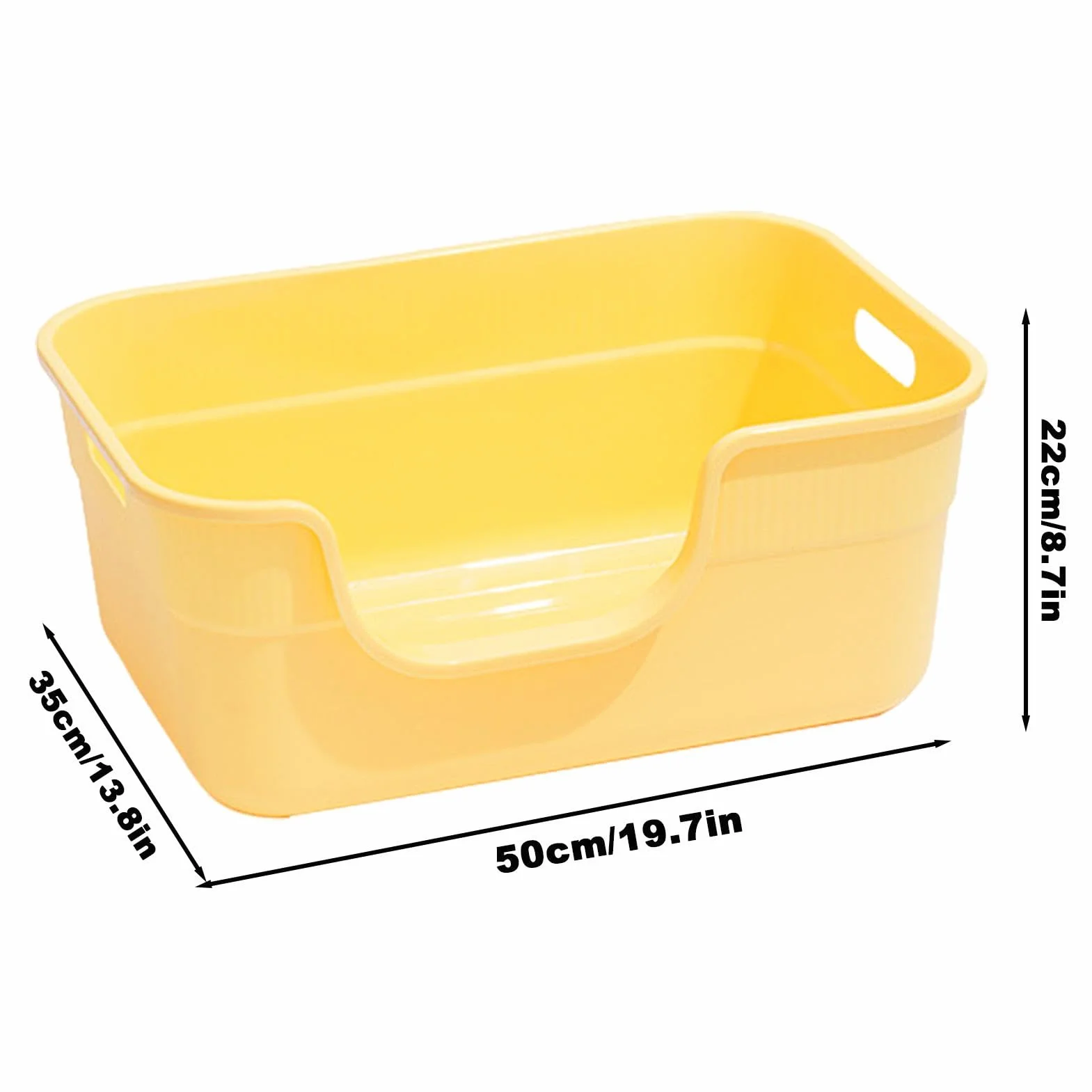 Cat Sand Box - Vassoio per lettiera per gatti | Vassoio per setacciatura della scatola del gatto, box gatto aperto, bacino di animali domestici portatili, cassette a lettiera aperta con pala, vassoio