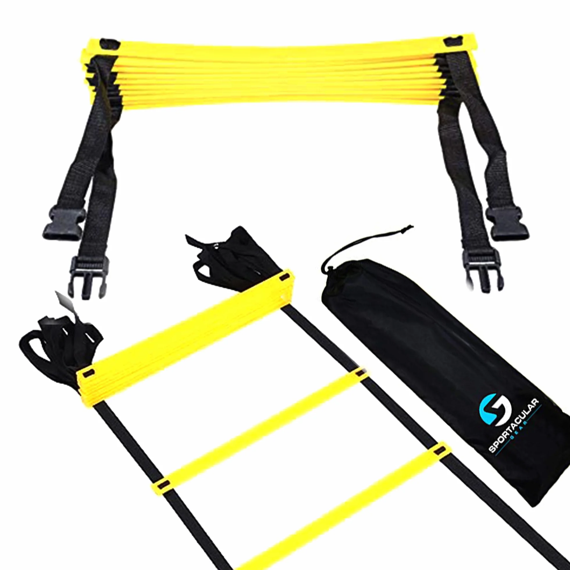 Scala di coordinazione 4m con borsa I Agility Training, Calcio, Basket, Fitness