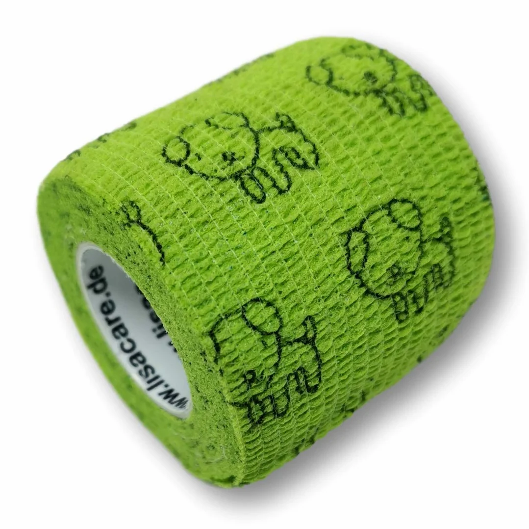Benda elastica coesiva autoadesiva 5 cm per sport lavoro equitazione