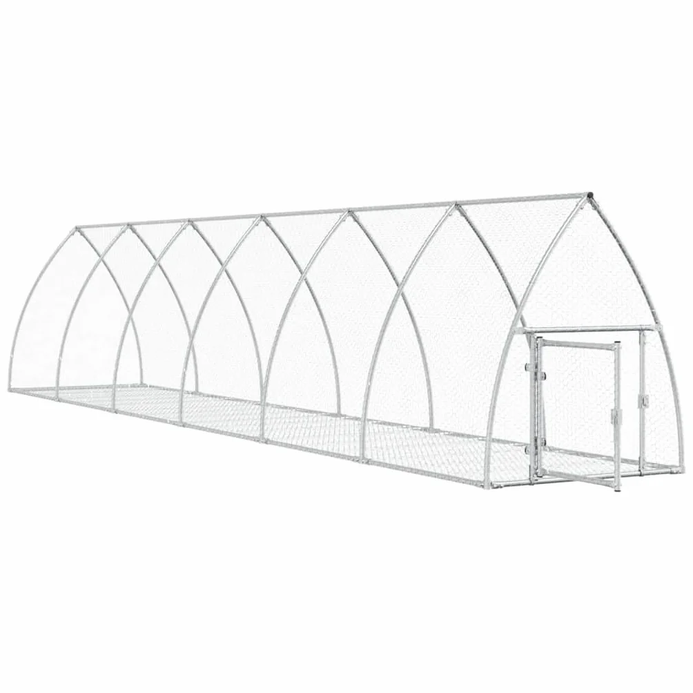 Generico Conigliera Argento 600x105x120 cm in Acciaio Zincato,Argento,28.2kg,3281529