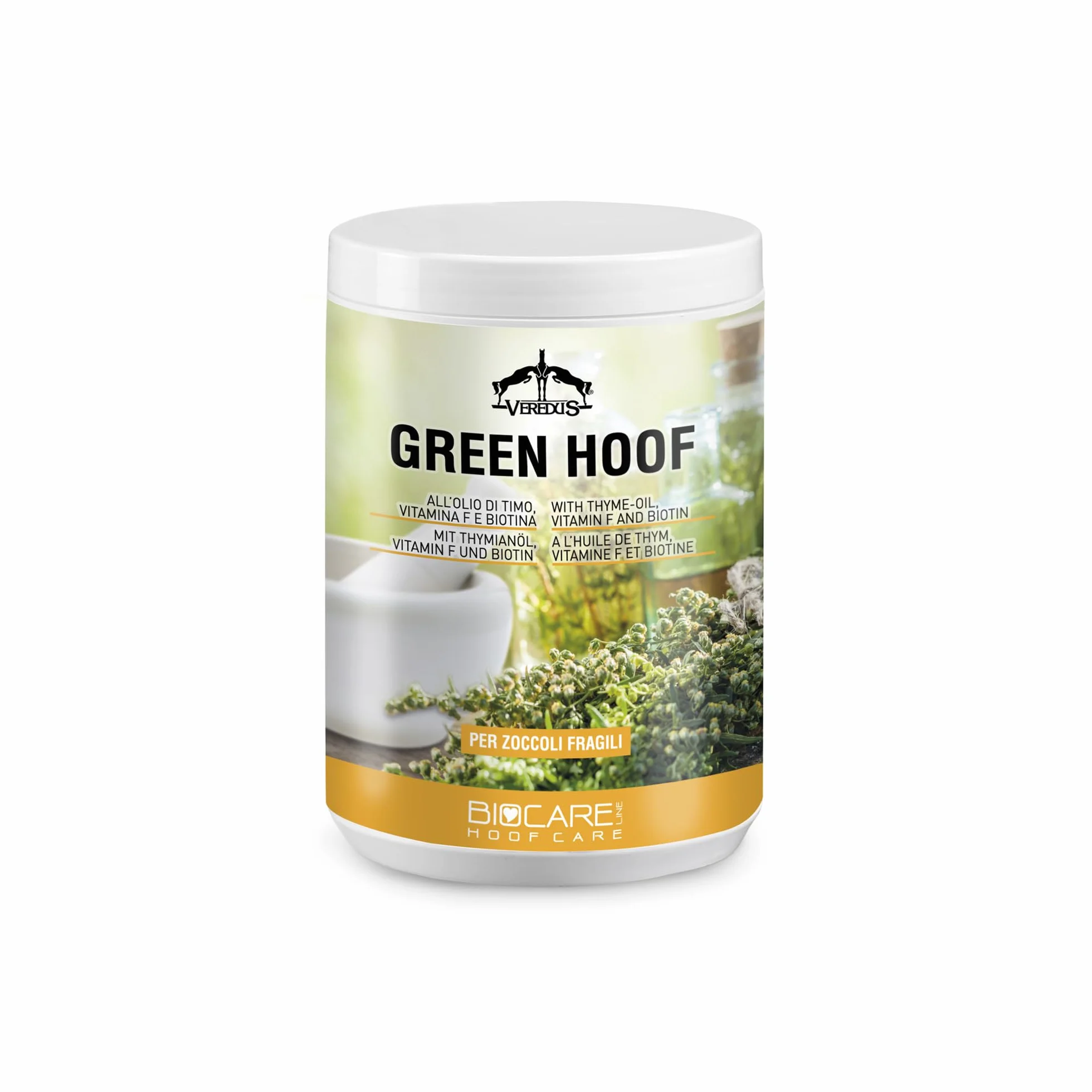 Veredus Green Hoof unguento per Zoccoli all'olio di Timo, vitamina F e biotina