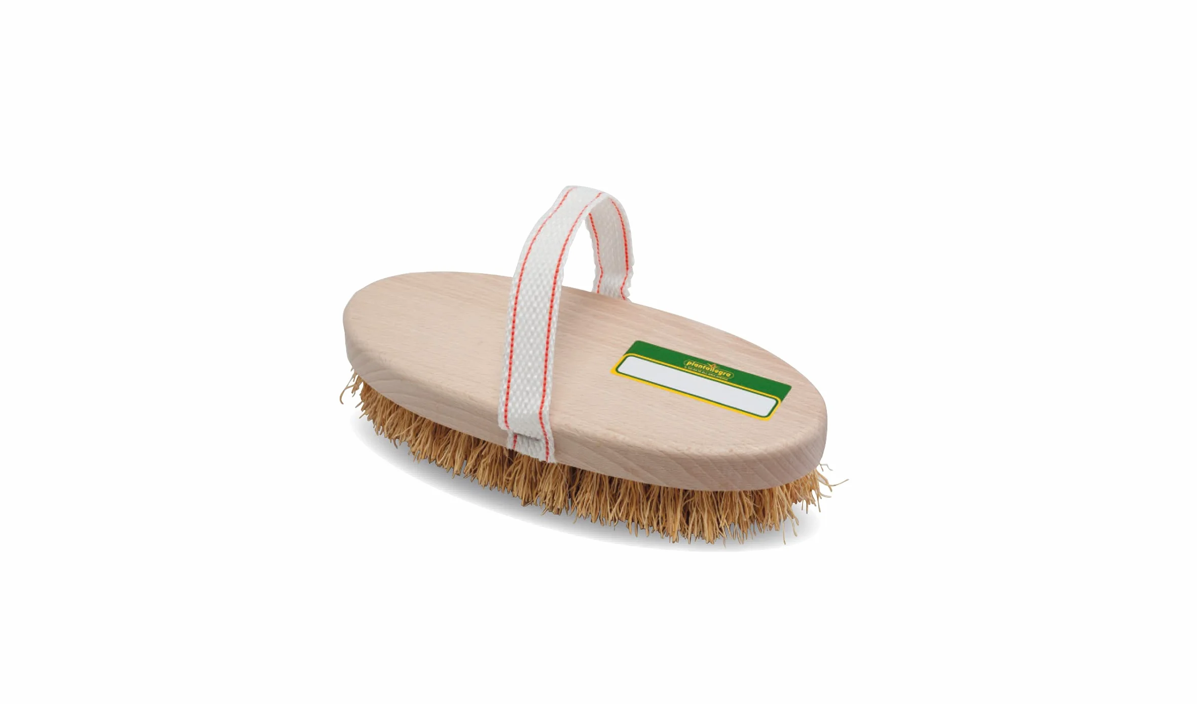 Piantallegra - Spazzola multiuso di radica naturale, ideale anche per la pulizia dei cavalli.