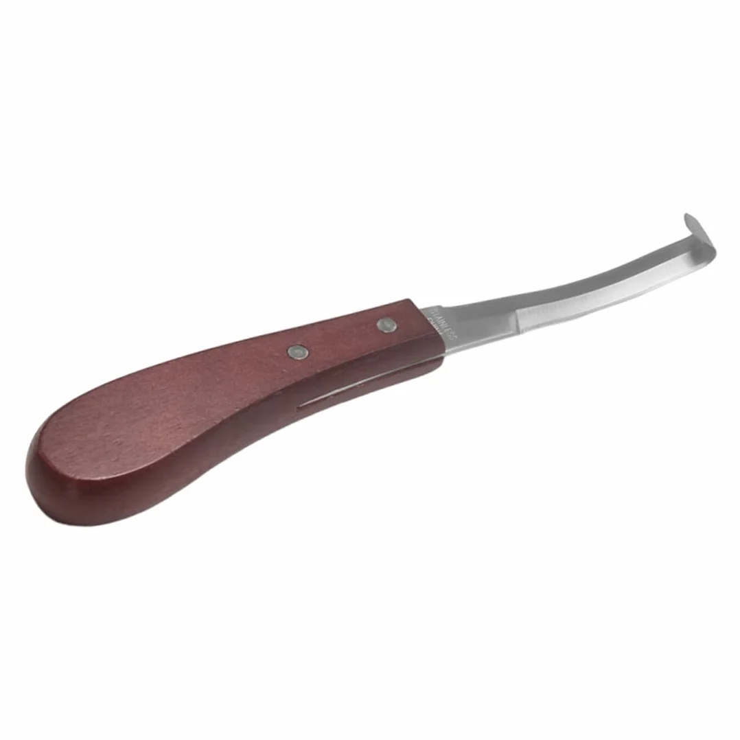 Attrezzo per Rifilare Zoccoli per Cavallo, Coltello per Zoccoli Premium, Coltello per Zoccoli a Doppio Bordo Lama a Doppia Faccia Mano Destra per Rifilatura