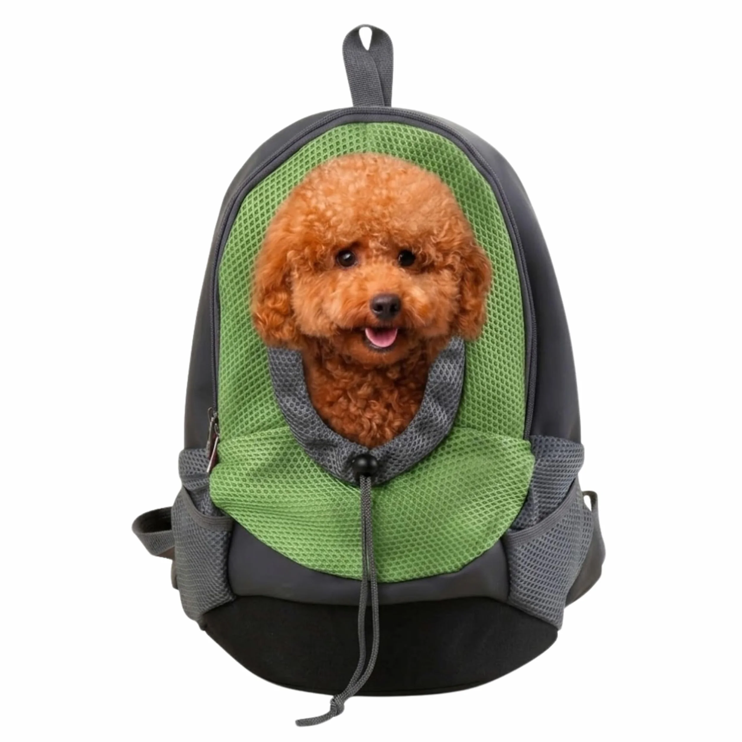Yasta Zaino per Cani 5-7 kg, Zainetto Porta Cane Piccola, Trasportino Morbido Rete Traspirante con Foro Testa, Marsupio Viaggi Trekking