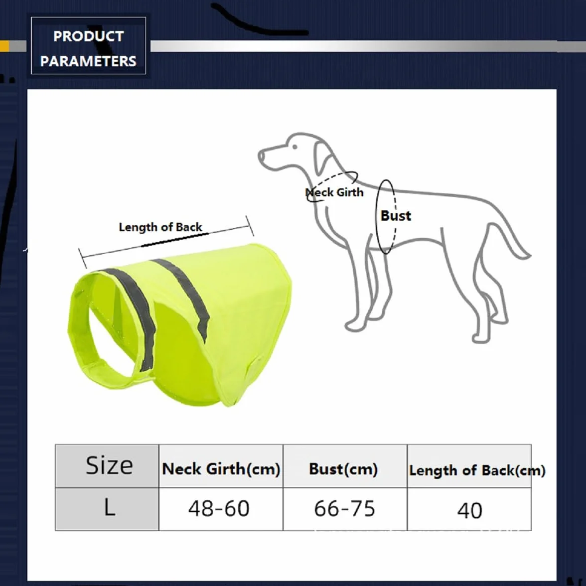 Gilet Riflettente Per Cani, Sicurezza Maglia Del Cane,Costume Riflettente Per Cani,Gilet Sicurezza Per Mantiene Vostro Cane Visibile Sicuro Da Auto E Incidenti Da Caccia