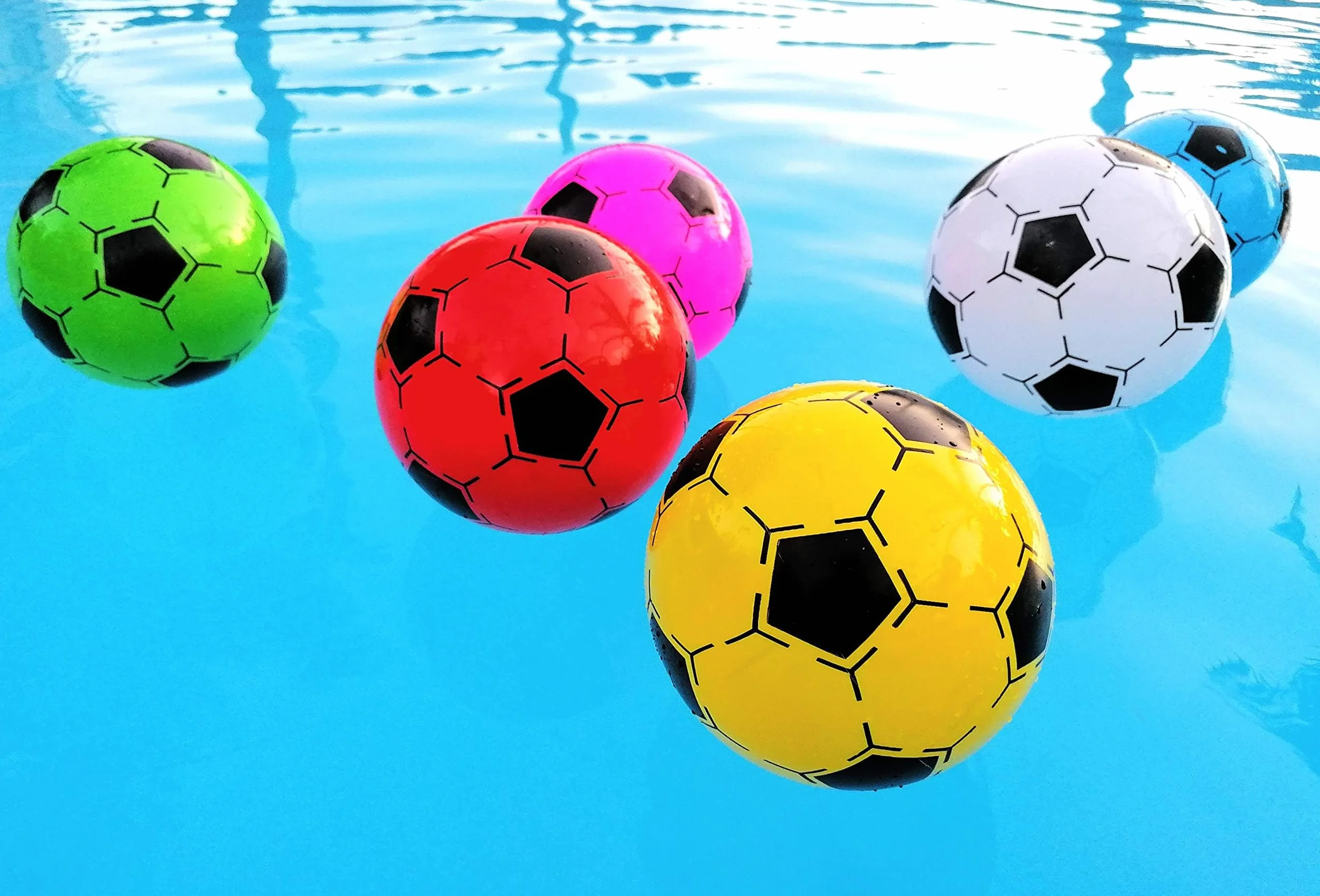 Palloncini da calcio in plastica 20 cm 12 pezzi
