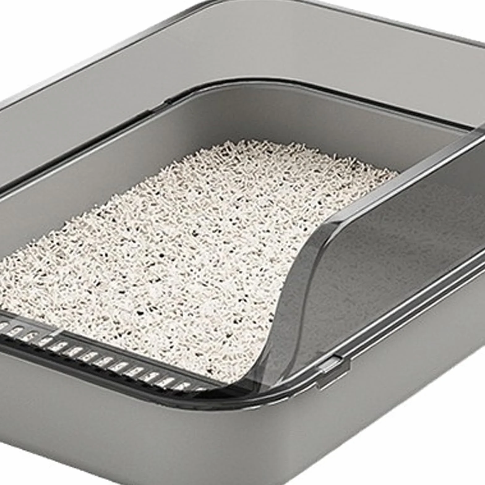 Lettiera per gatti extra large con schizzi laterali alti, costruzione ispessita, facile da pulire, grande bagno per animali domestici
