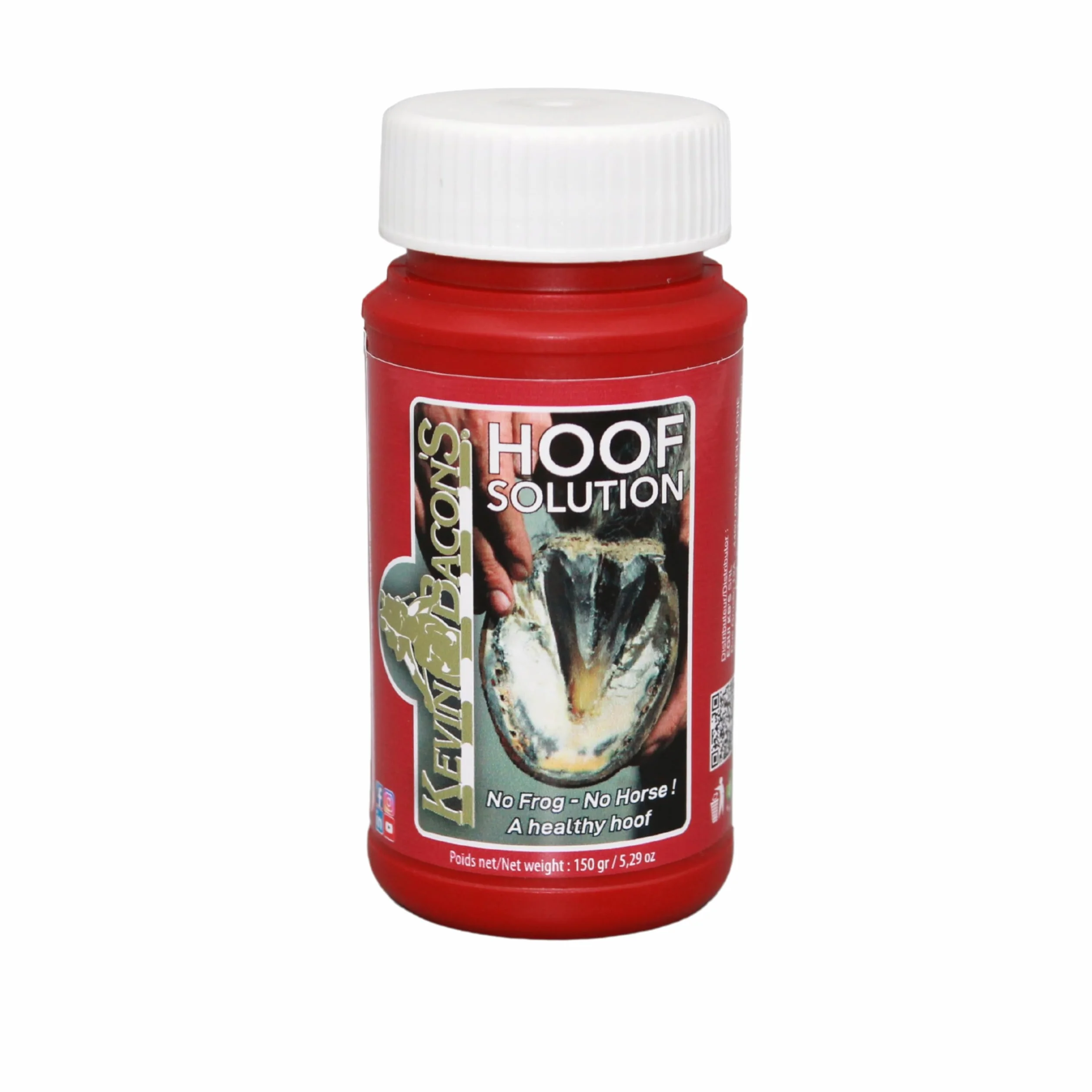 Kevin Bacon’s Hoof Solution | 150 g | Adatta a Ogni Tipo di Cavallo | con Pennello Integrato | Applicazione Rapida