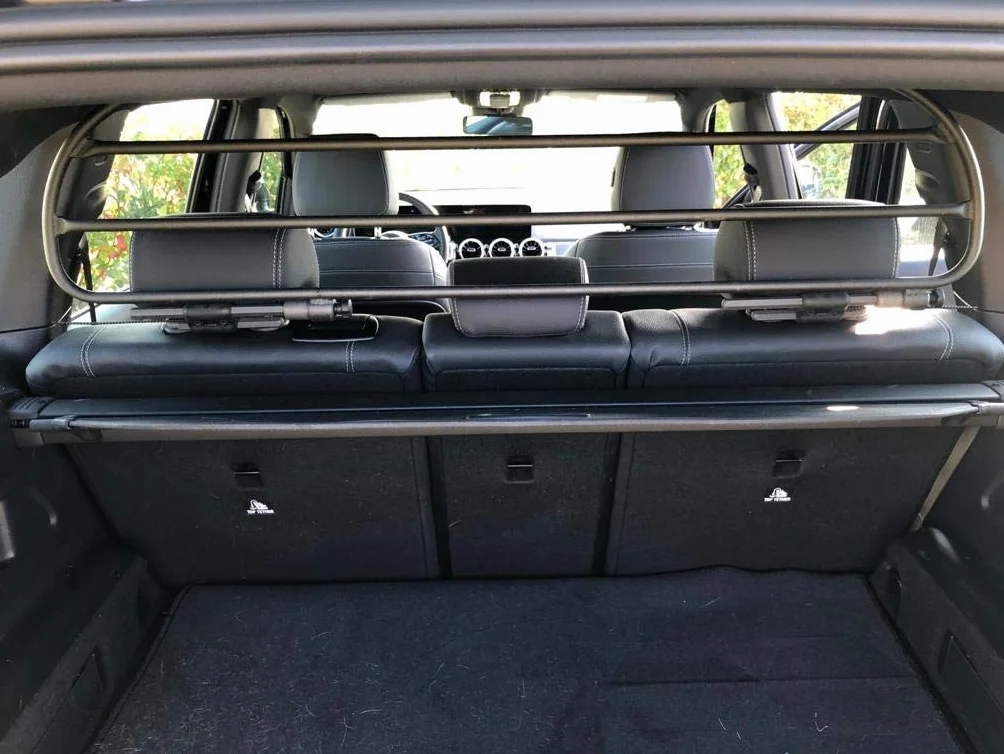 ERGOTECH Divisorio Griglia Rete Divisoria per Mercedes GLB, RDA65HBG-S, per Trasporto Cani e Bagagli