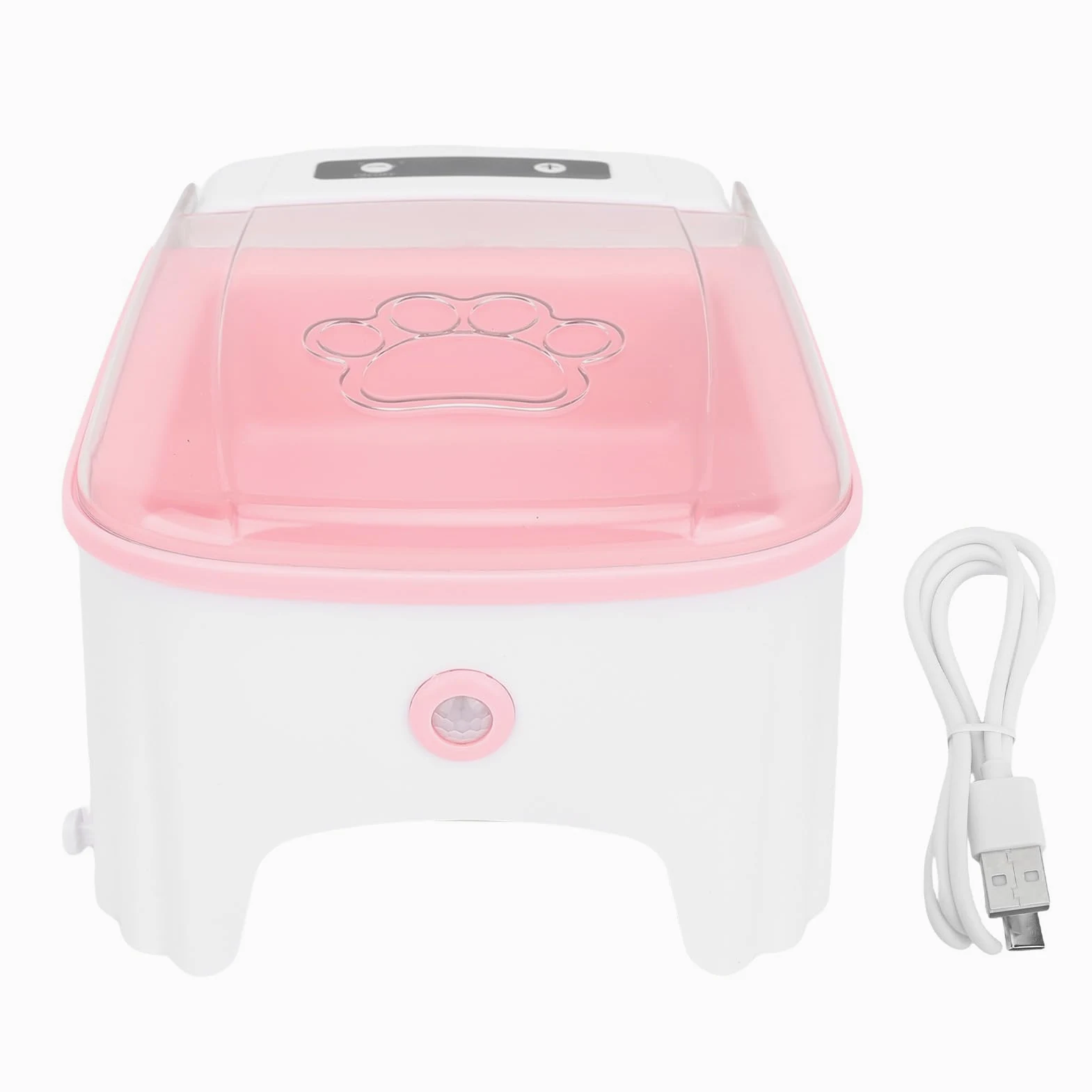 Topiky Mangiatoia Automatica per Gatti Temporizzata da 2,5 Litri Dispenser di Cibo per Animali Domestici di Grande Capacità Antiribaltamento con Timer Programmabile per Cani Gatti, Mangiatoia (PINK)