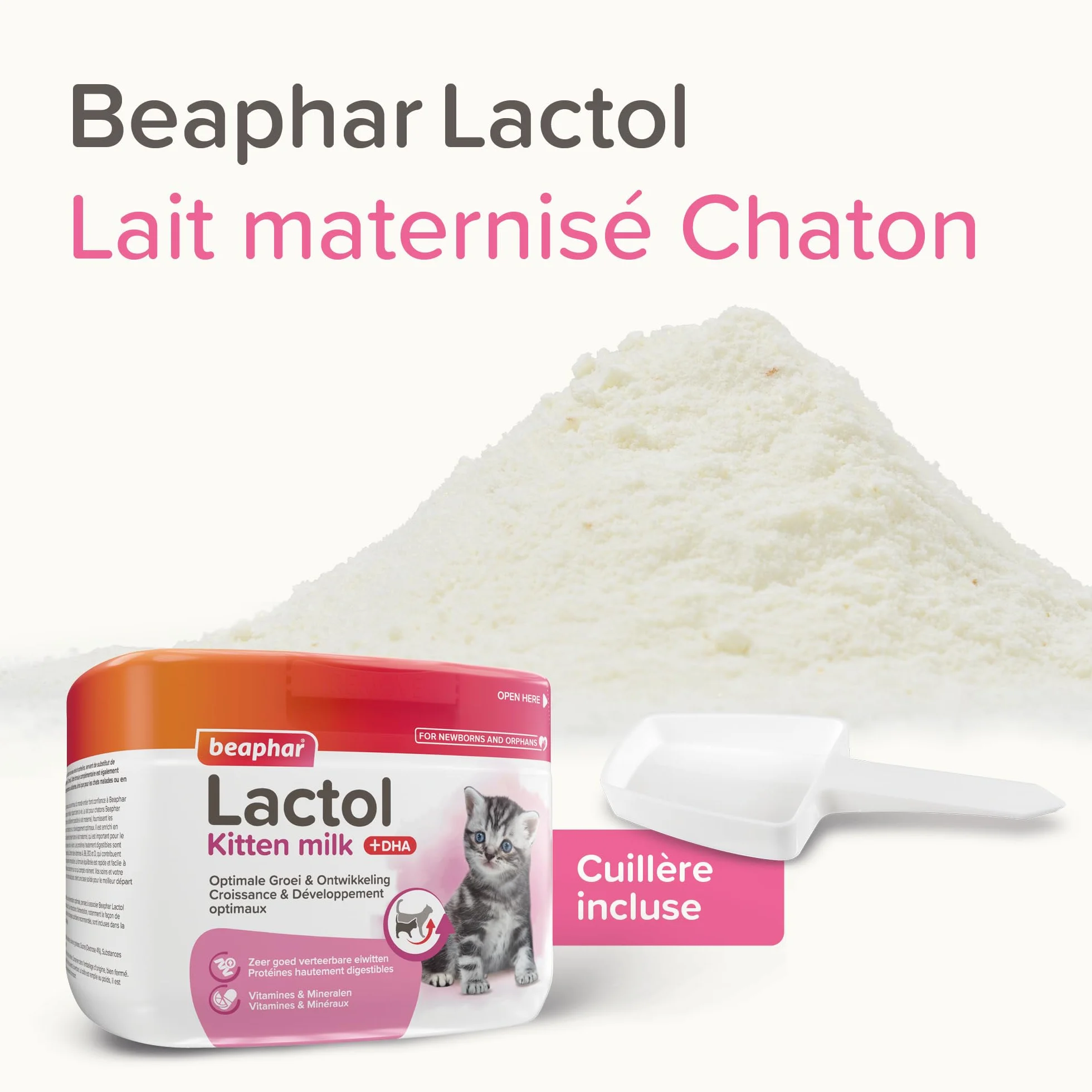 Beaphar Lactol, Latte in Polvere per Gattini, Sostituzione del Latte materno