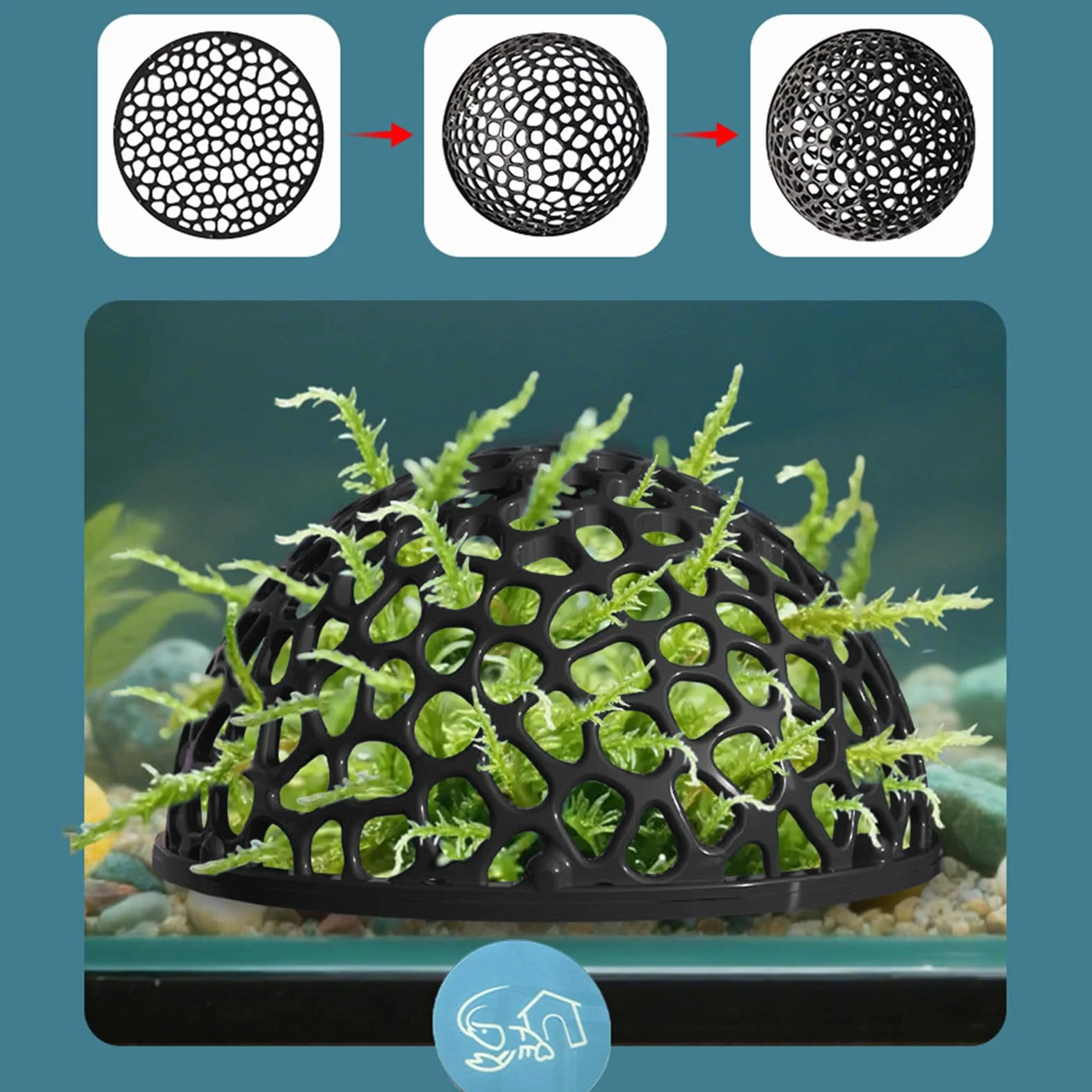 Ripari Per Acquario, Tana Per Vasca Pesci, Per Gamberetti Casa Cava Per Riposo Riproduzione Tartarughe Betta Sott'acqua Salata