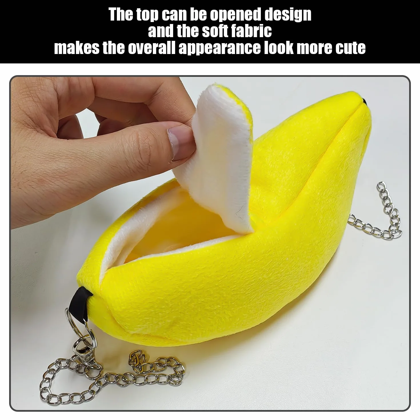 2 Pezzi Letto di Criceto A Forma di Banana, Amaca Sospesa, Letto per Animali Domestici Caldi, Letto per Animali Domestici Creativi, Forniture per Animali Domestici.