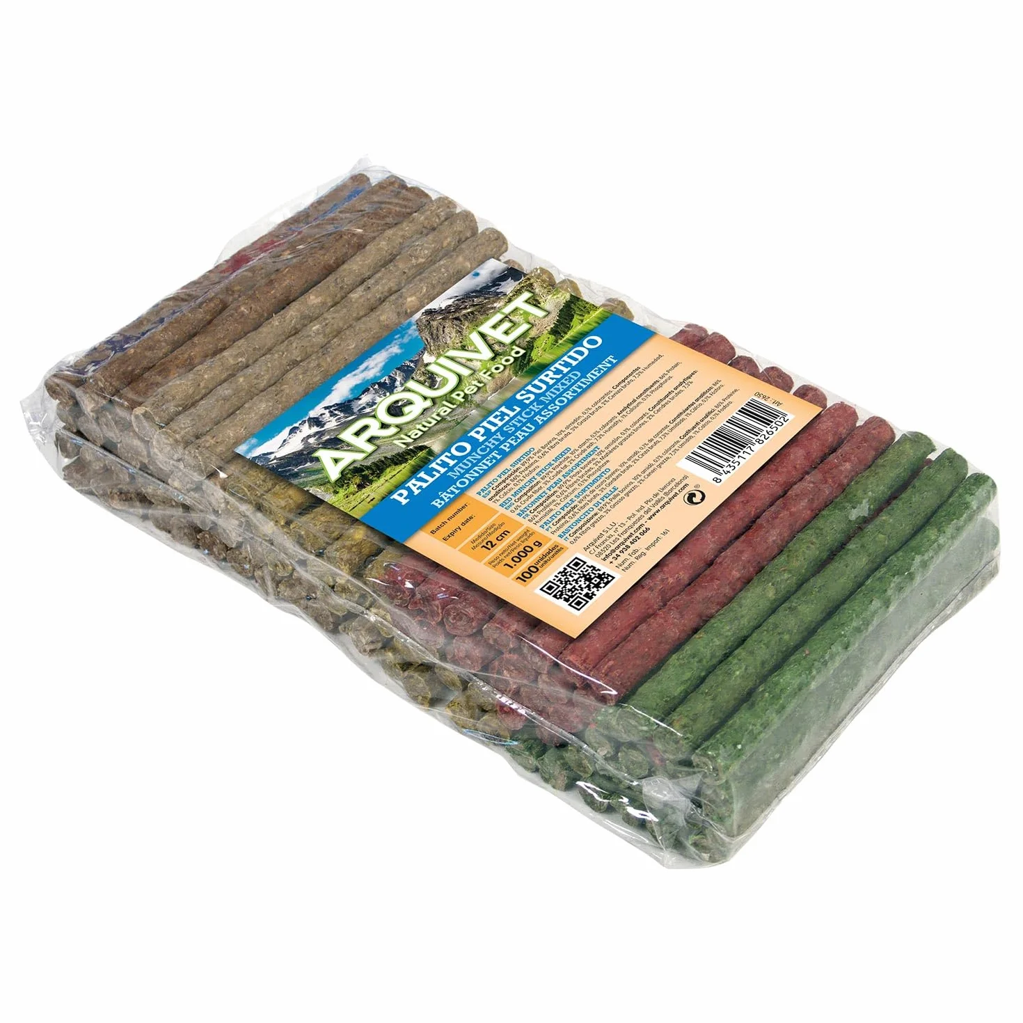 arquivet Palito Pelle assortimento 100 unità, 1000 gr