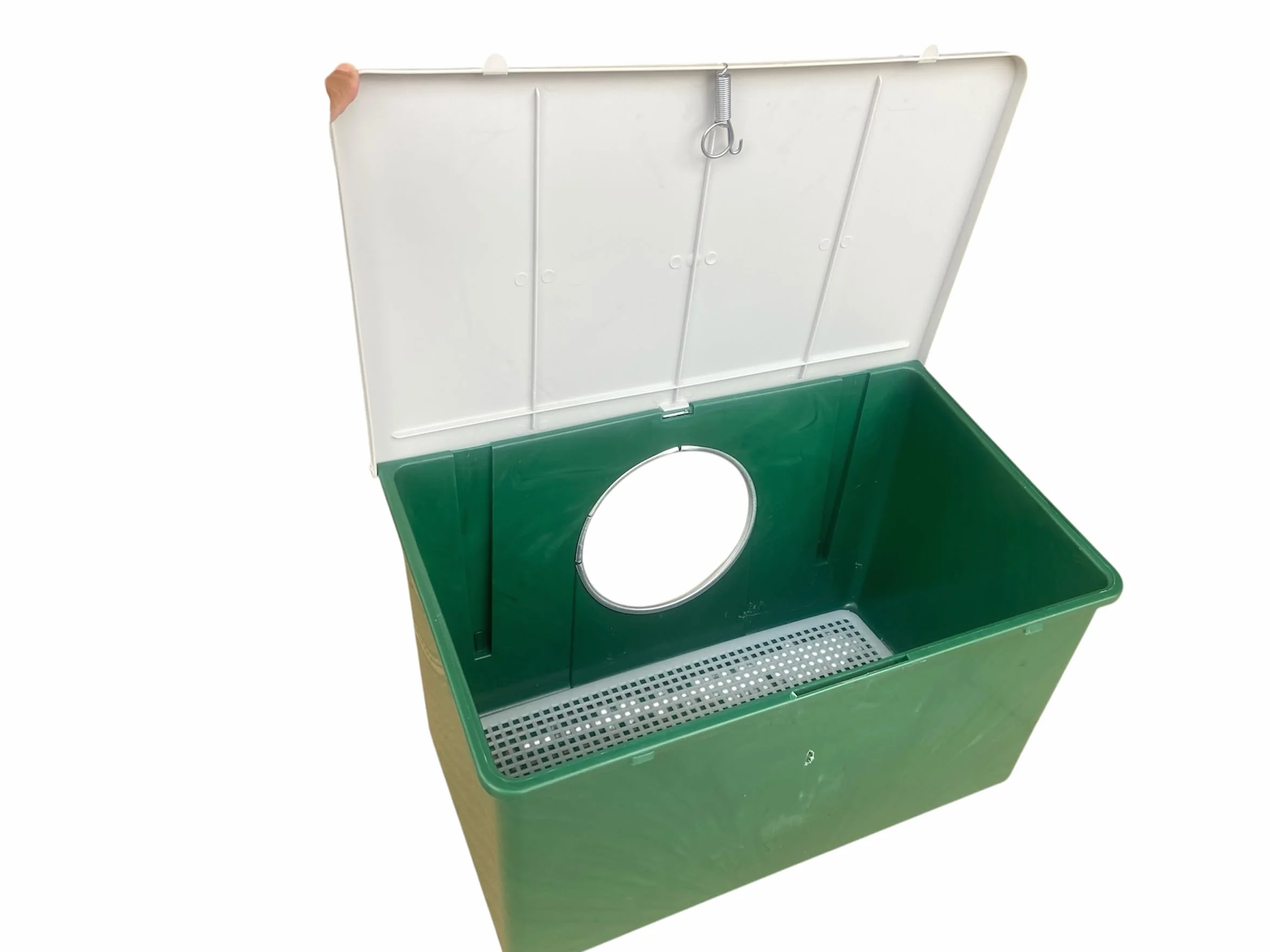 Nido per conigli fattrici in plastica kit da 2 pz