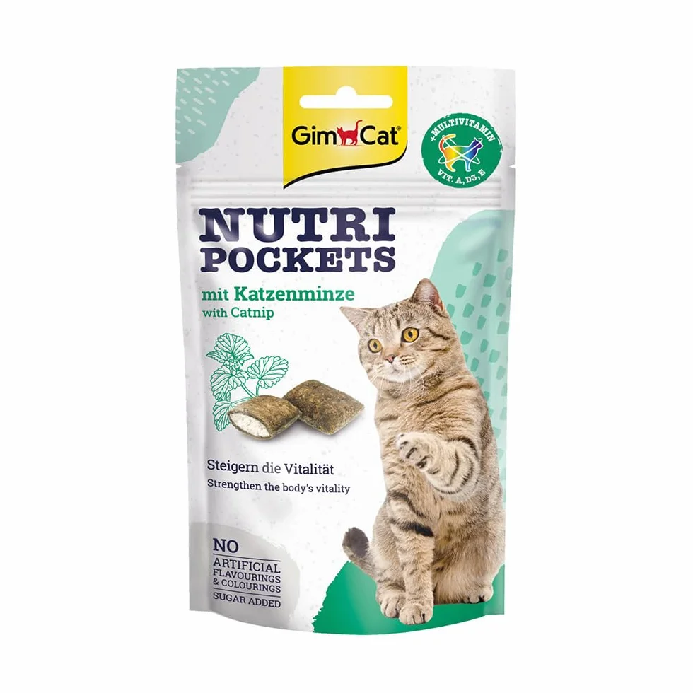 GimCat Nutri Pockets Catnip Multivitamine 60g