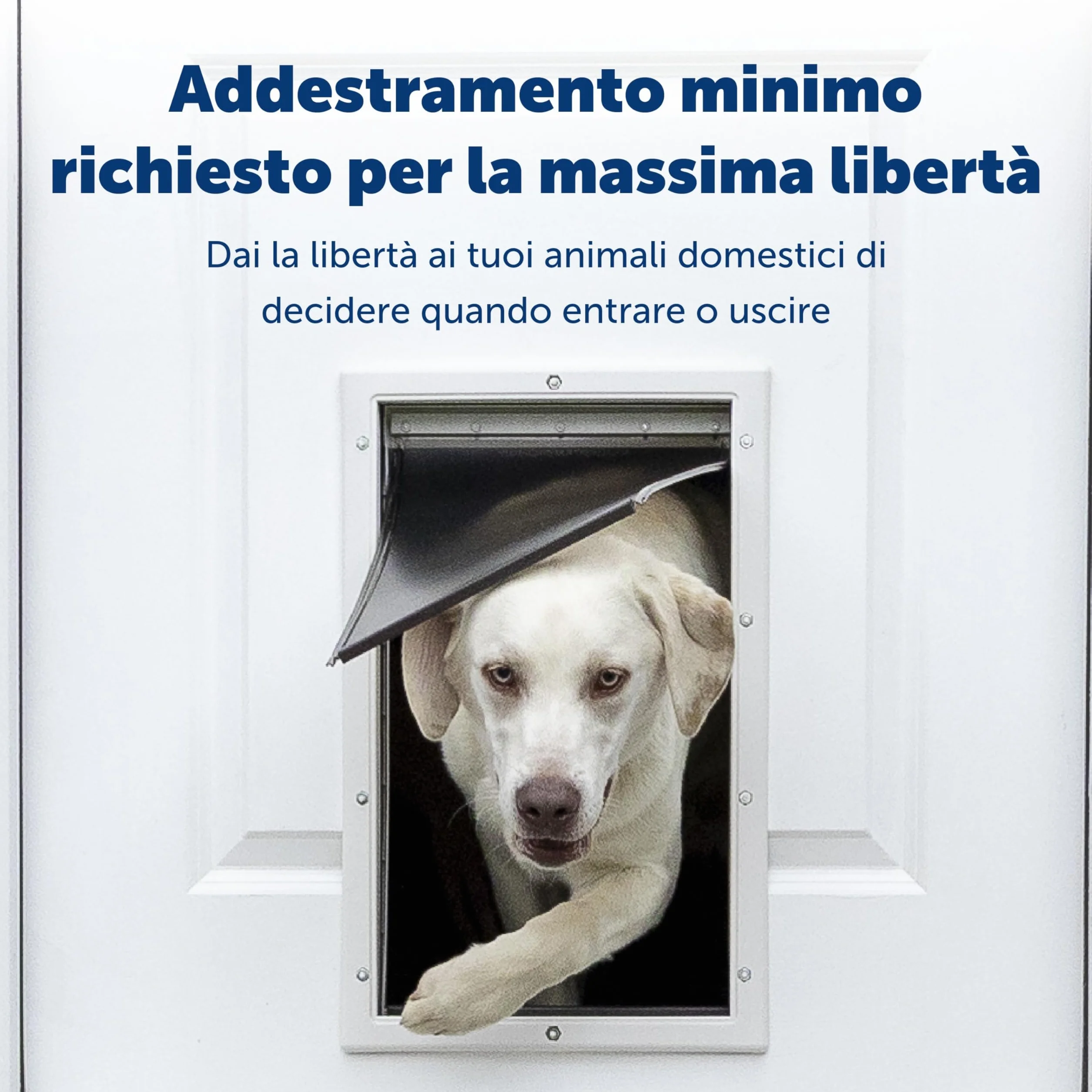PetSafe Porta per Animali in Alluminio, Design Durevole, Facile da Installare, Guarnizione Resistente alle Intemperie, Per Più Animali, XL