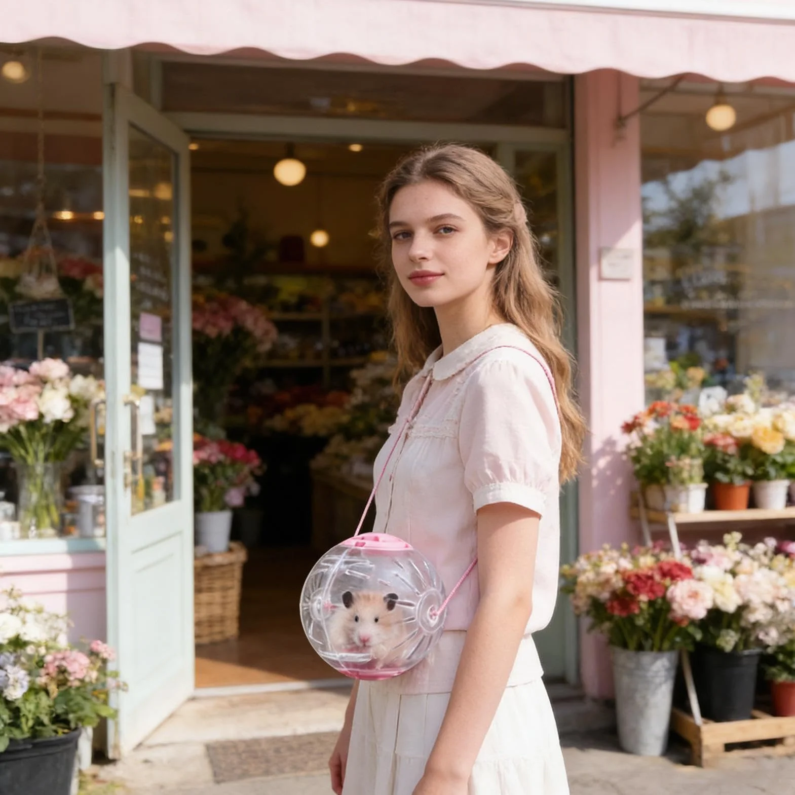 Grande Pallone Da Esercizio Per Criceto, Trasparente, Silenzioso, Sicuro, Per Corsa – Criceto Siriano E Piccoli Animali | Sfera Da Corsa Del Criceto Chiara | Palla Di Attività Portatile Pours Animale