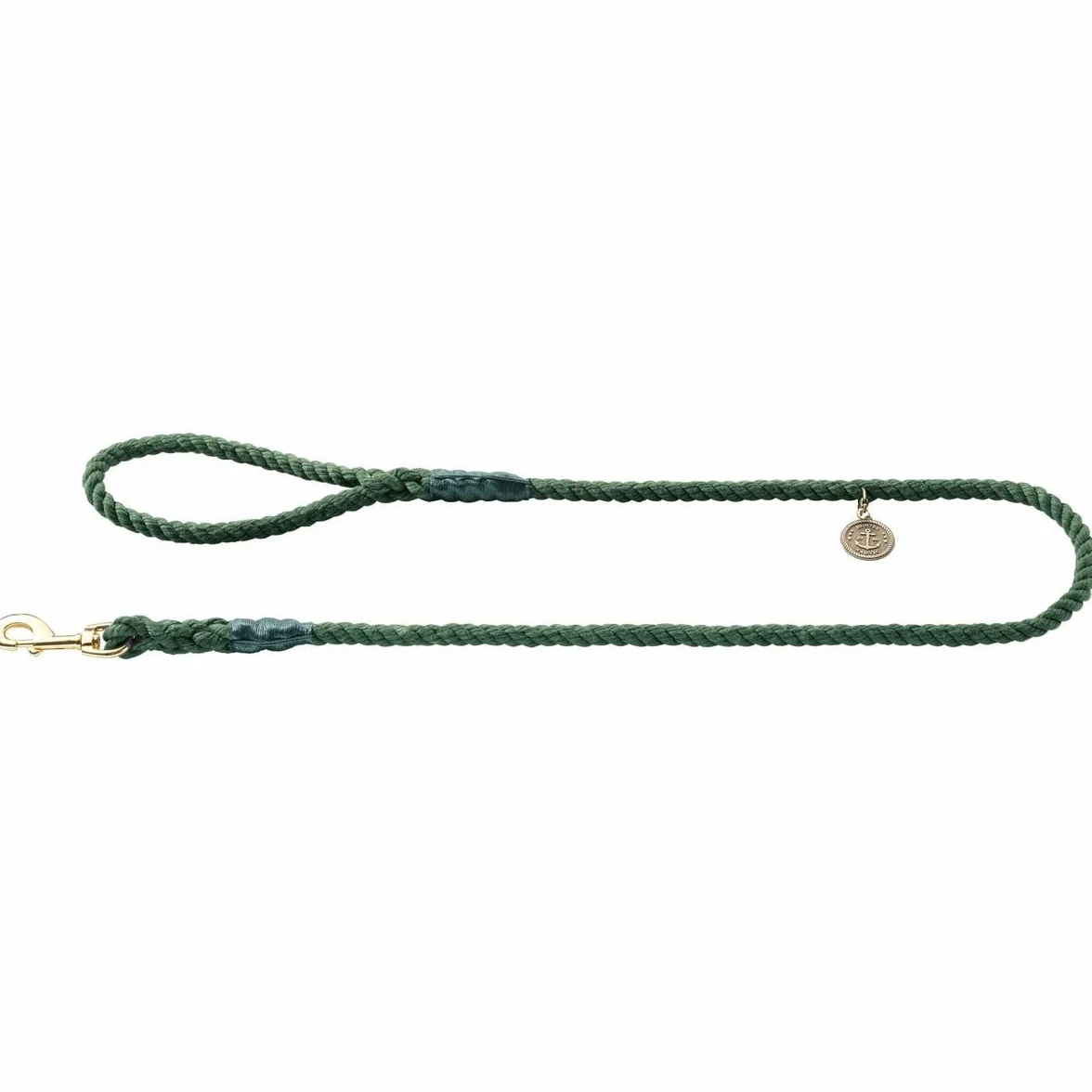 HUNTER Guinzaglio per cani 1,2 x 140 cm oliva con raccordi in ottone