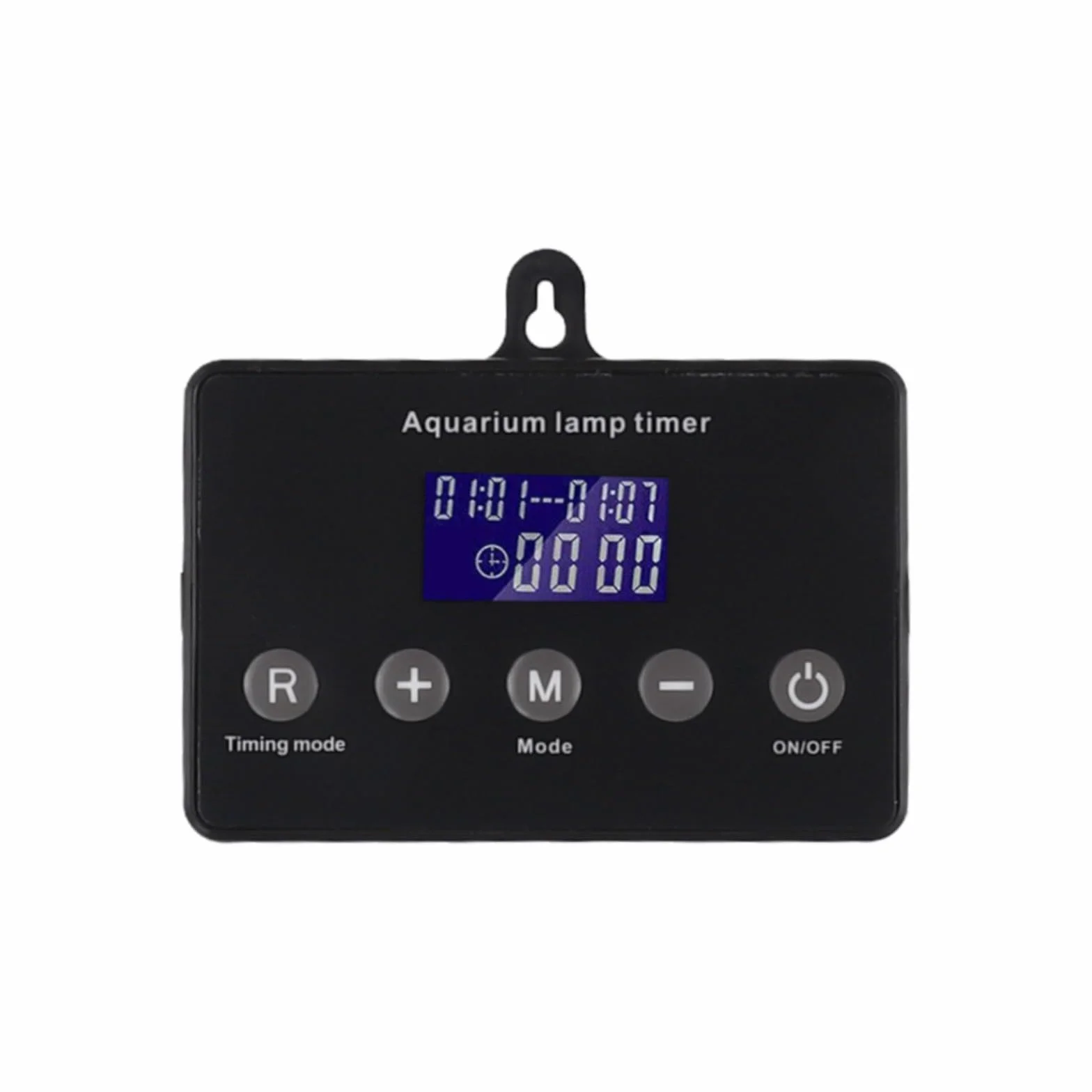 Regolatore di luce a LED per acquario, con timer LCD e dimmer, per luci da 12-24 V, timer programmabile e sistema di regolazione intelligente