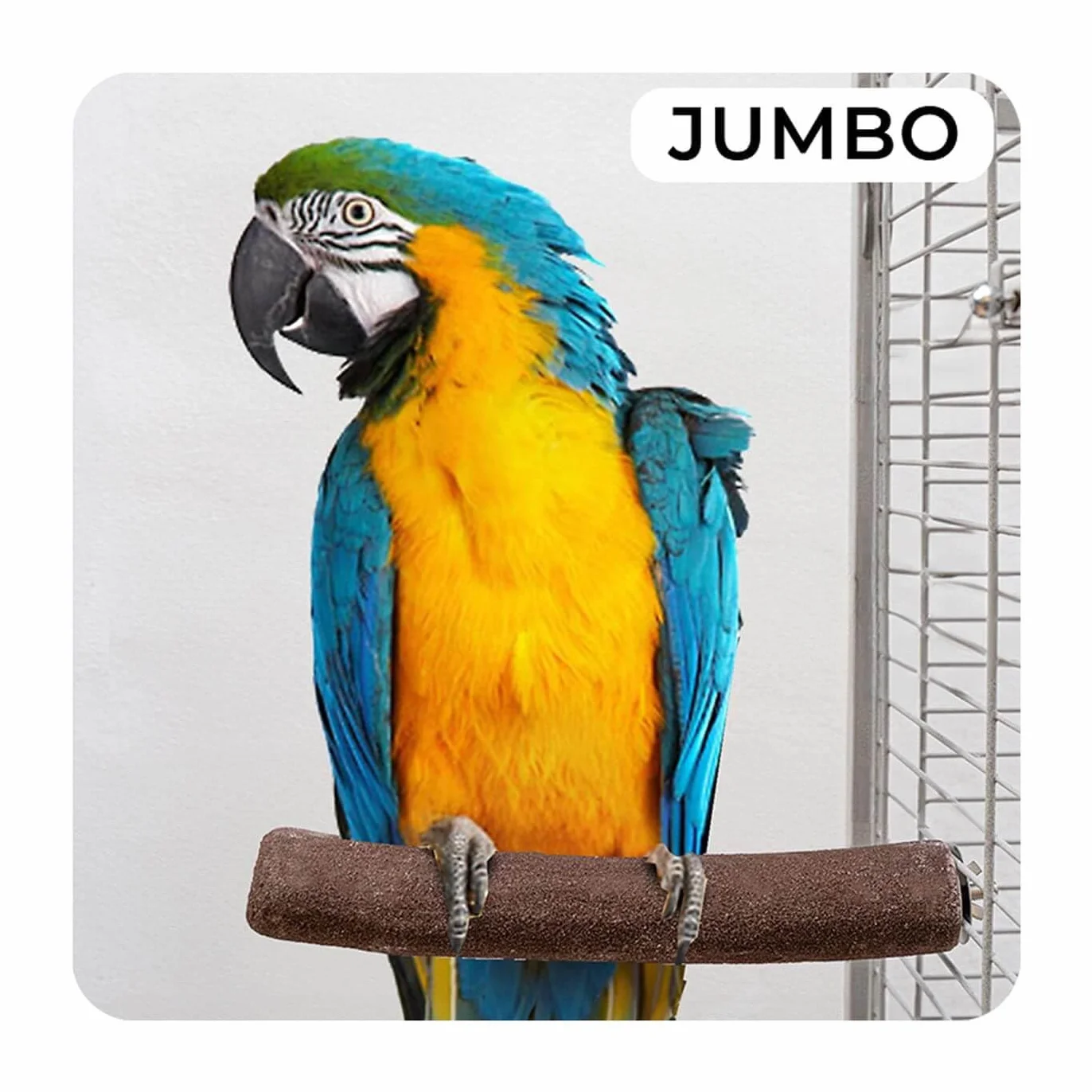 Parrot Essentials Trespolo per Pappagallo Smerigliato, Jumbo - 400 Gr