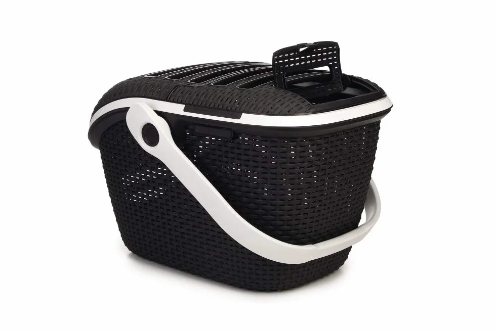 Curver Trasportino per Cani e Gatti, con Maniglia, Antracite, 53X39X33H Antracite