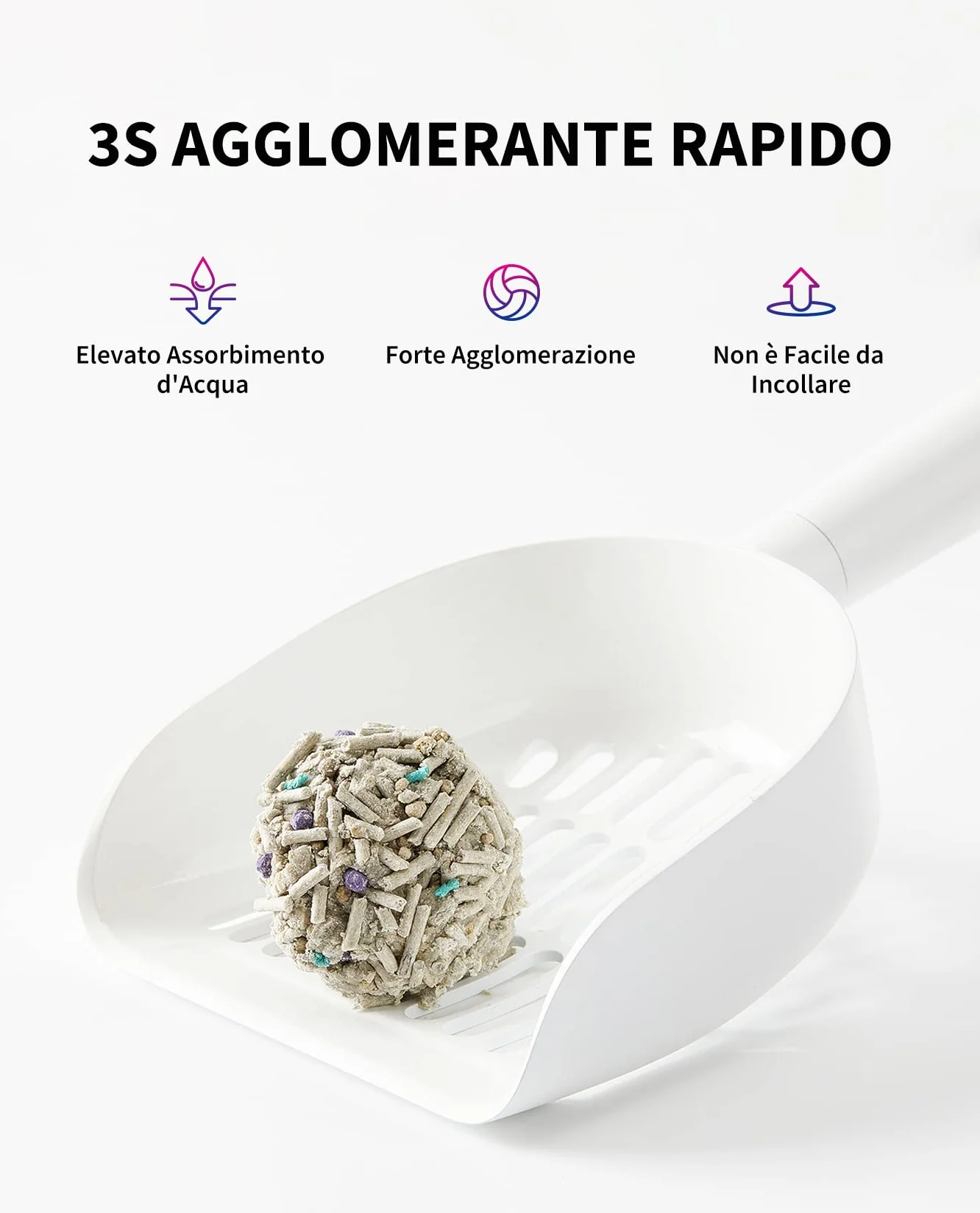PETKIT 5 in 1 Lettiera per Gatti Mista - Confezione da 4, Lavabile, Inodore, Carbone Attivo, Ultra Assorbente e ad Asciugatura Rapida(quattro borse)