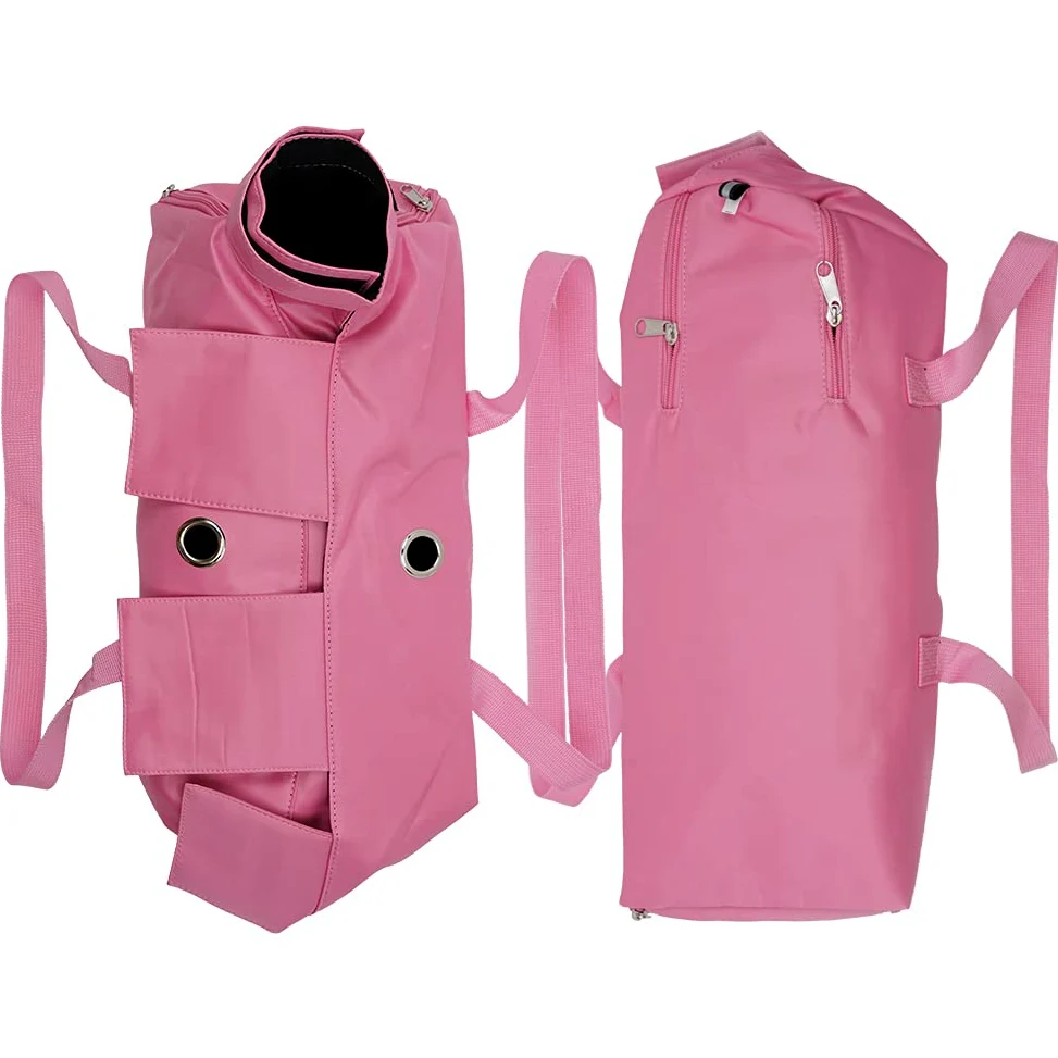 Kukaster - Borsa per la cura degli artigli e delle unghie, per la cura degli artigli, anti-graffio, per esami medici di gatti (rosa-m)