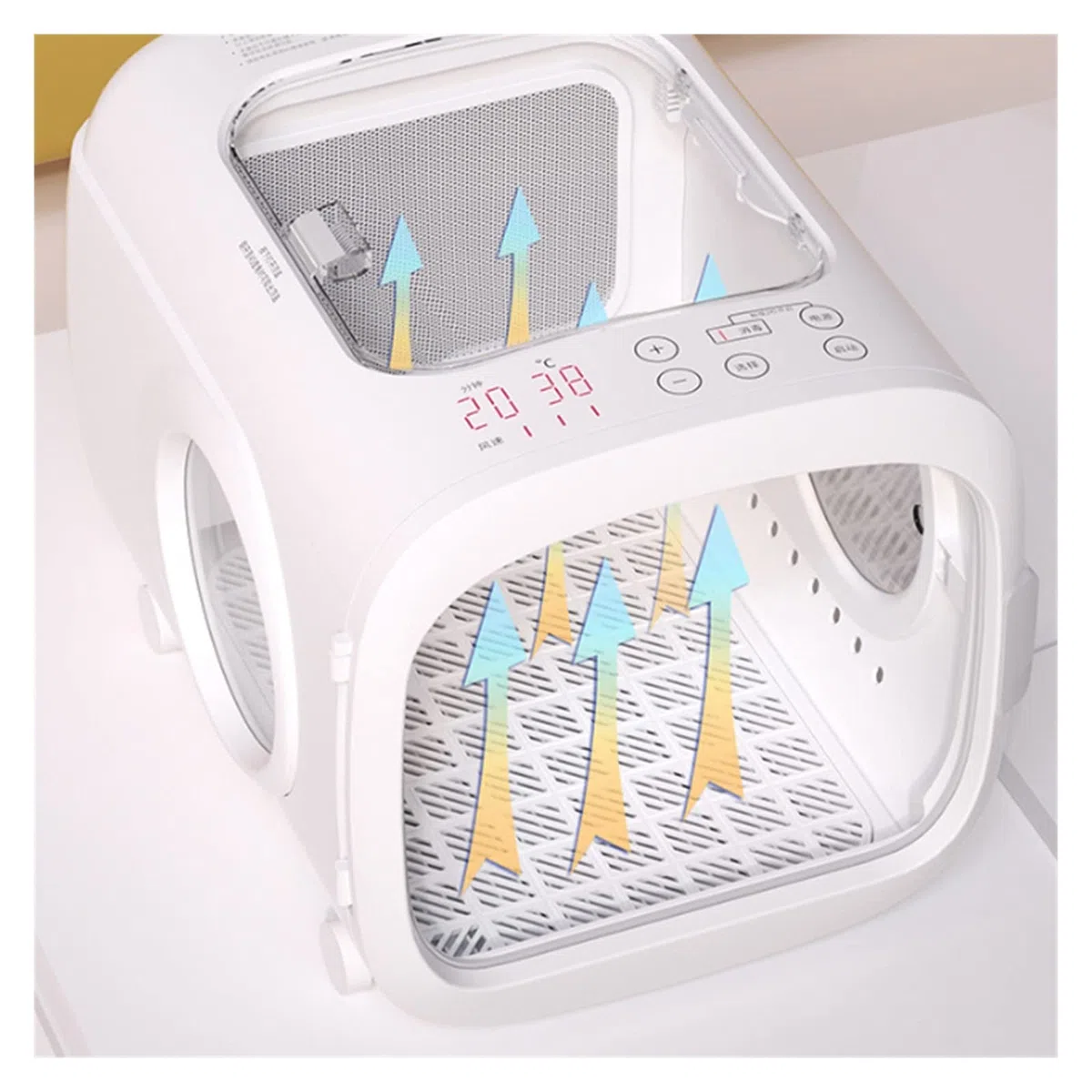 Essiccatore per animali domestici Scatola di asciugatura intelligente for animali domestici che soffia acqua macchina for l'asciugatura automatica del cane for l'asciugatura silenziosa dell'animale do