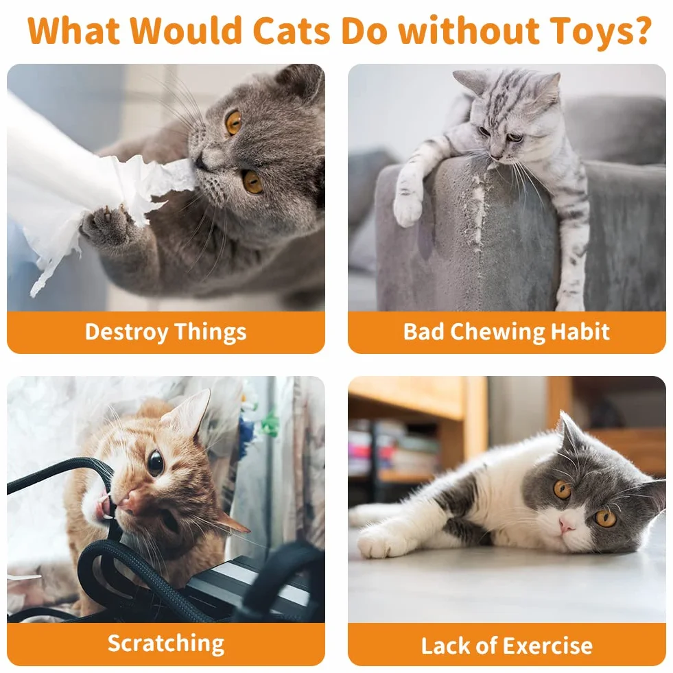 OSDUE Giocattolo di Erba Gatta, 9 Pezzi Giocattolo Catnip, Toys da Masticare per Gatto, Toys Cuscini per Gatti, Giocattoli per Gatti Eccitanti, per Dental Care Pratica ad Eliminare Alitosi