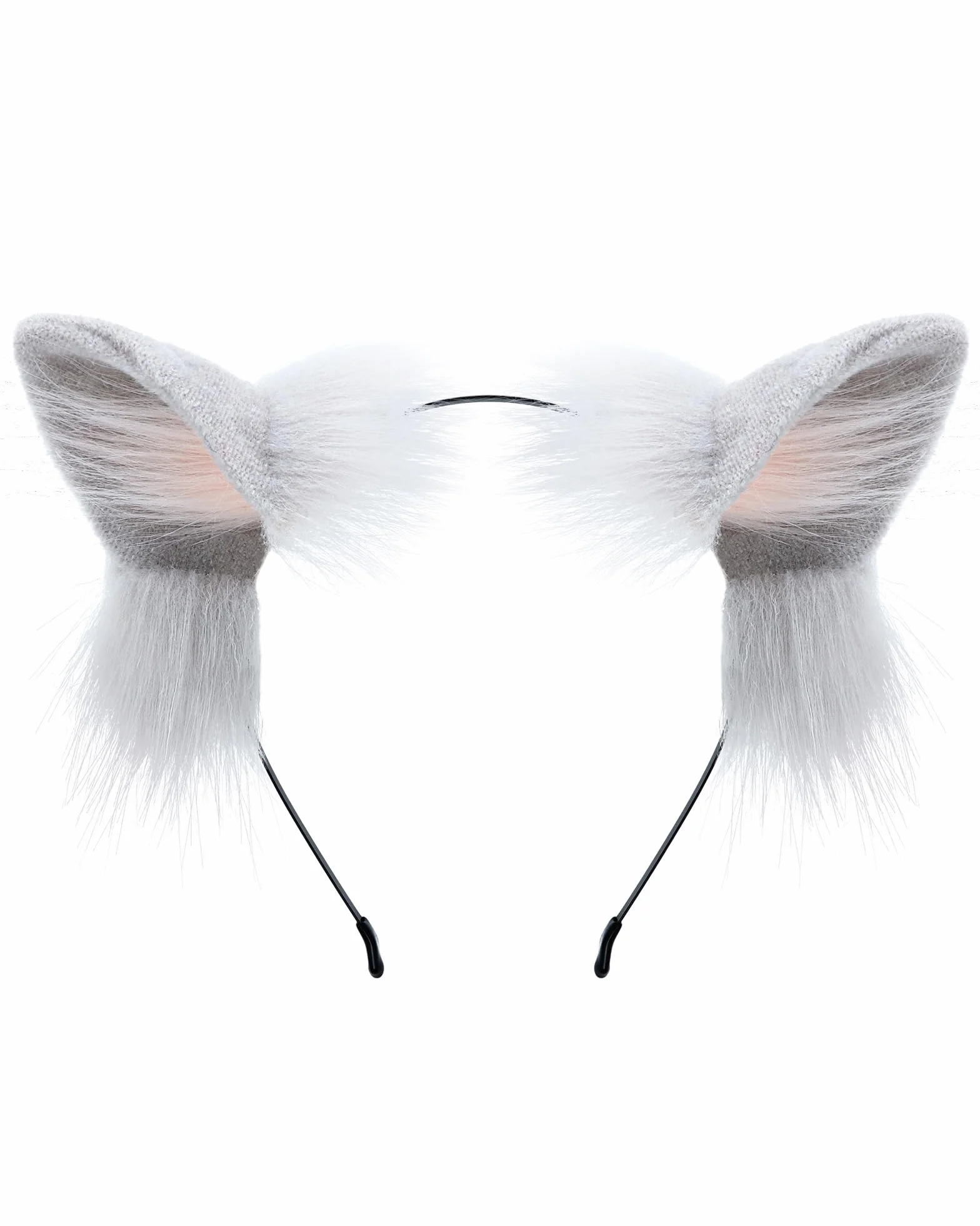 Pelliccia volpe lupo orecchie di gatto copricapo Cosplay accessori Halloween