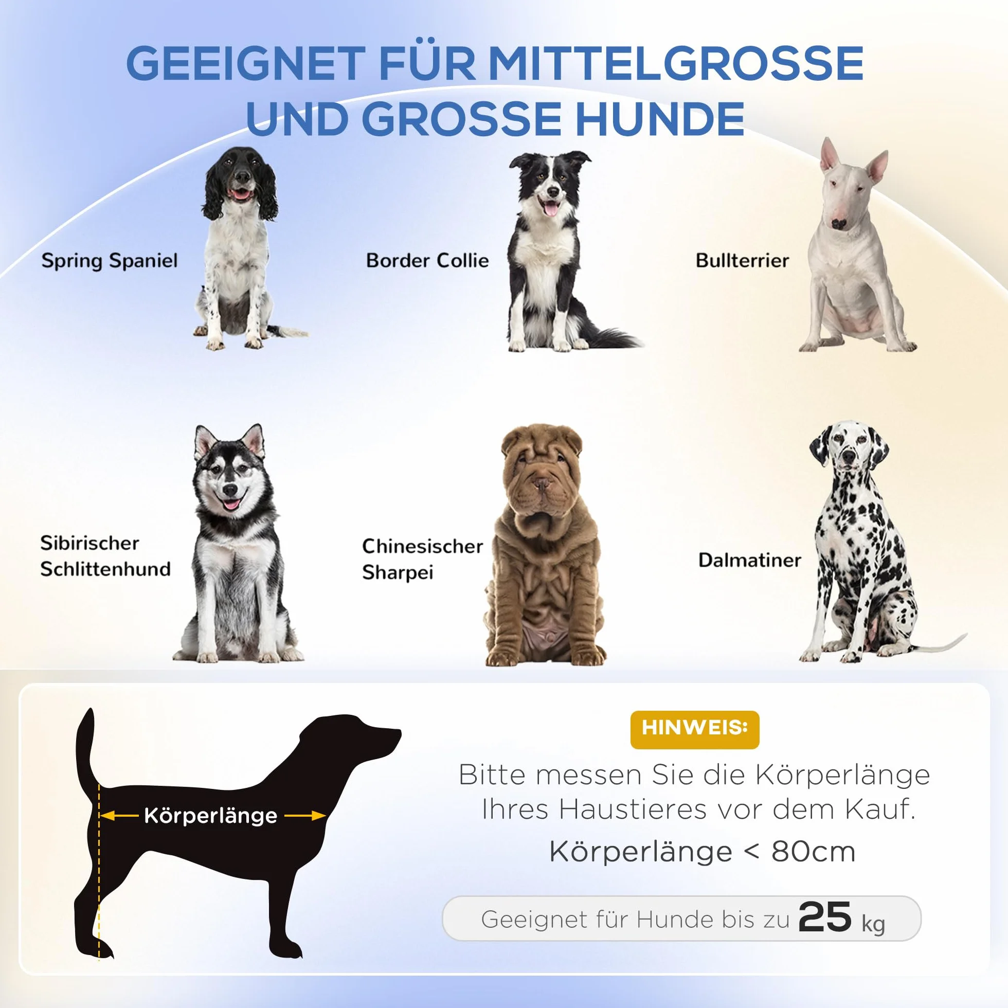 PawHut Divano per cani di taglia media e grande, con design rialzato, poltrona per cani con gambe in legno, grigio scuro, 95 x 63 x 39 cm
